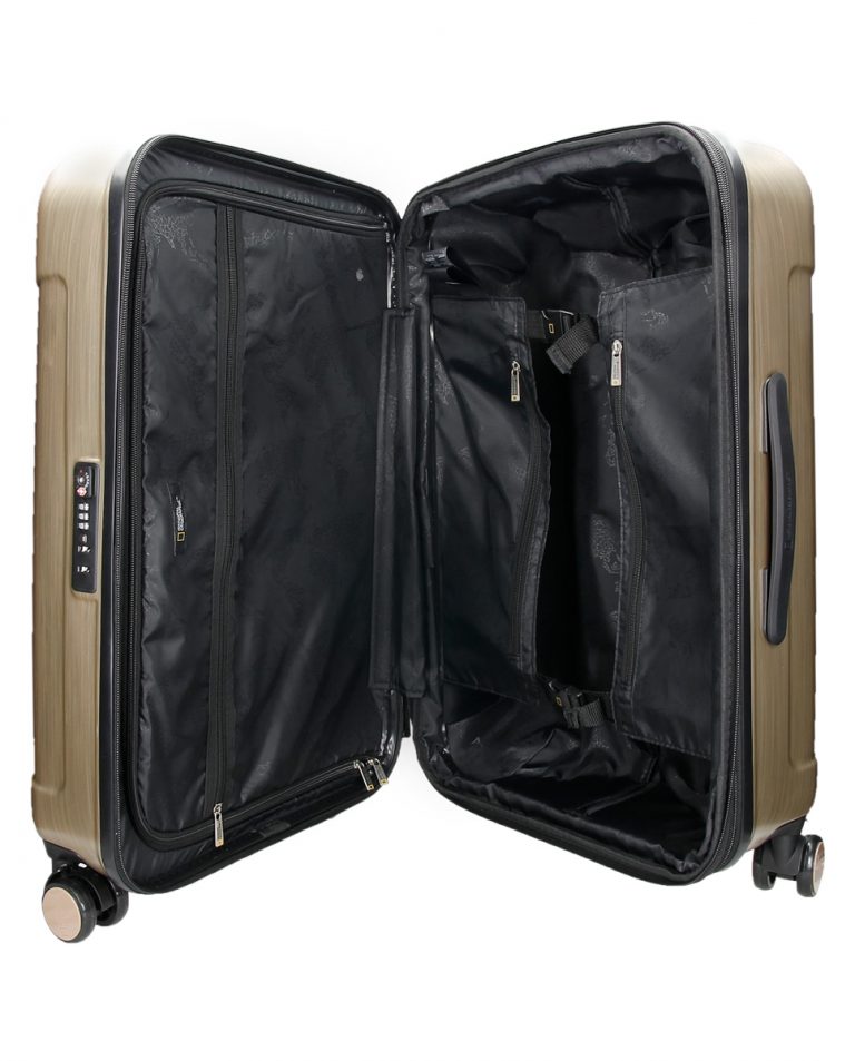 National Geographic Transit Hartschalenkoffer 67 cm Medium Champagnergold – Produktansicht 5