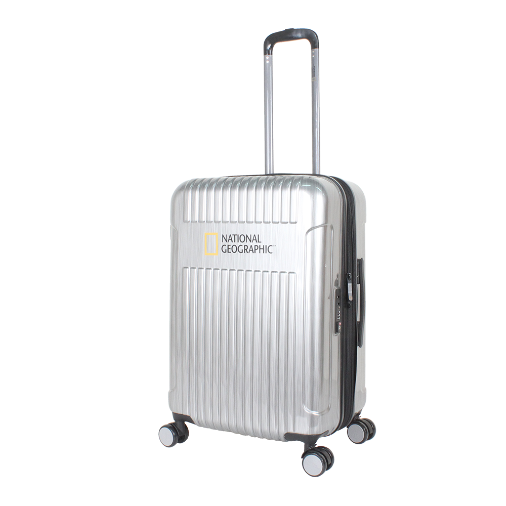 National Geographic Transit Hartschalenkoffer 67 cm Medium Silber – Produktansicht 2