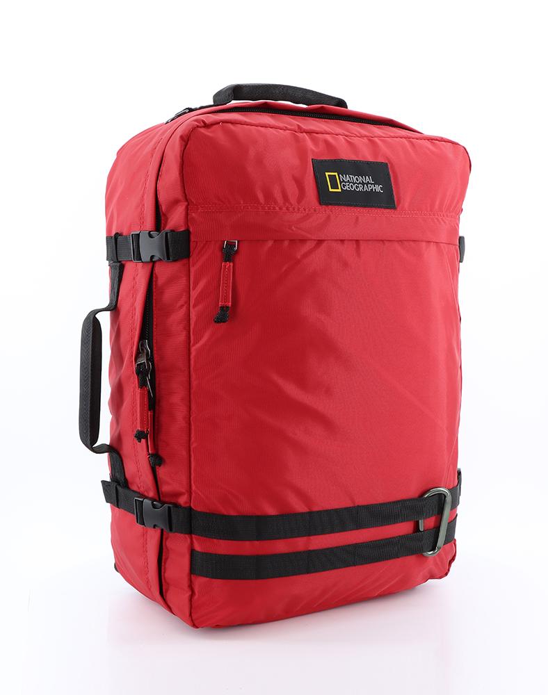 National Geographic Hybrid Laptop-Rucksack 32 L Rot – Produktansicht 2