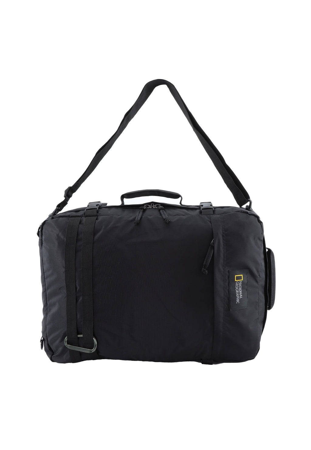 National Geographic - Hybrid Rucksack / Schultertasche / Umhängetasche / Aktentasche - 32L - Schwarz