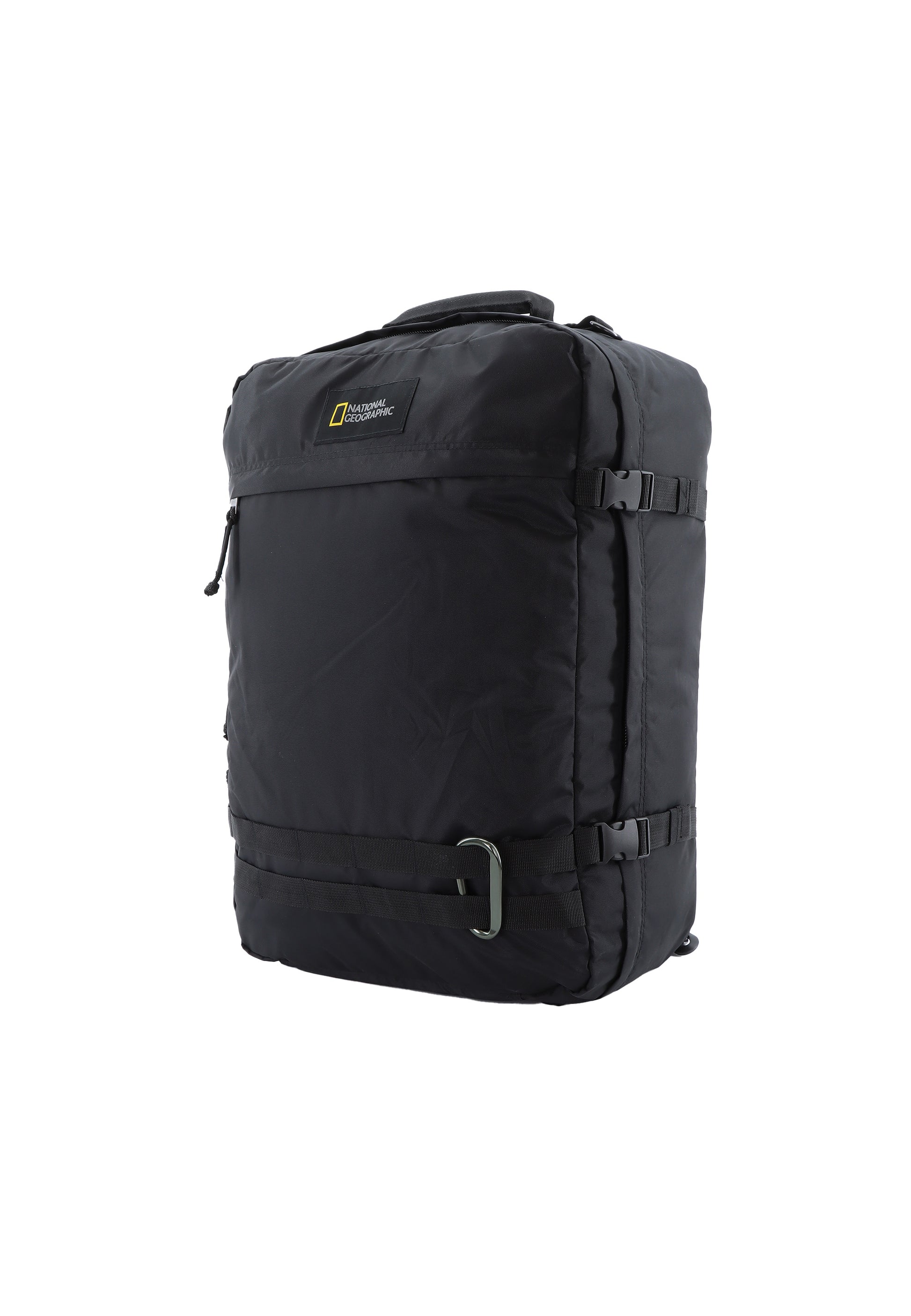 National Geographic - Hybrid Rucksack / Schultertasche / Umhängetasche / Aktentasche - 32L - Schwarz