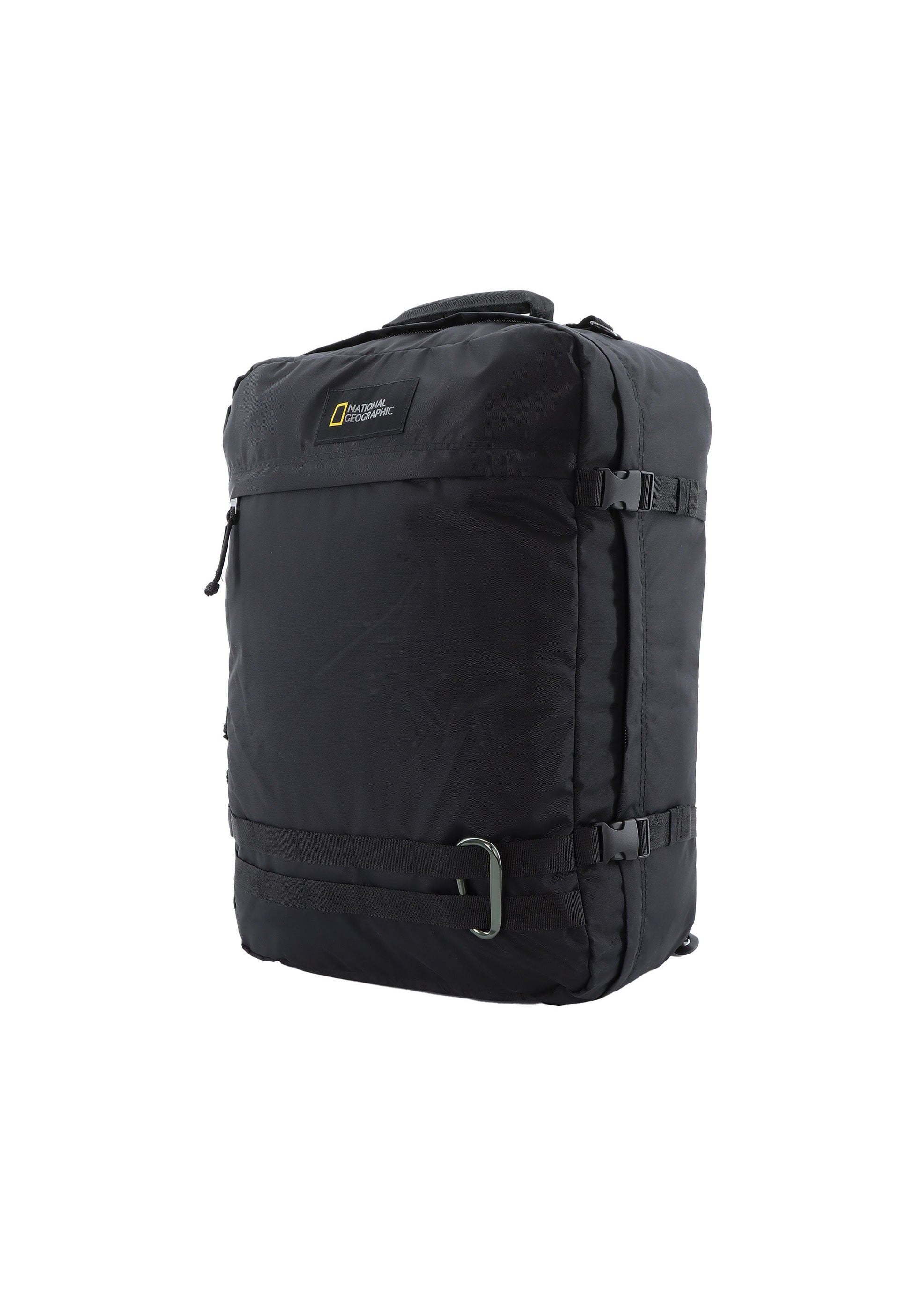 National Geographic - Hybrid Rucksack / Schultertasche / Umhängetasche / Aktentasche - 32L - Schwarz
