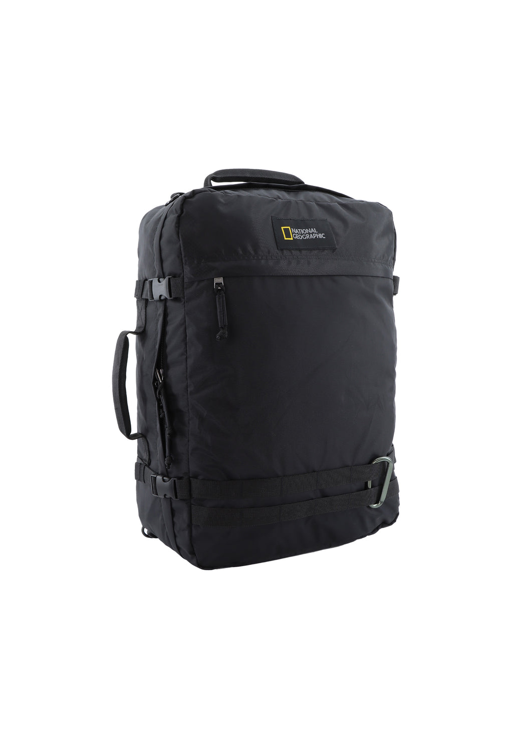 National Geographic - Hybrid Rucksack / Schultertasche / Umhängetasche / Aktentasche - 32L - Schwarz