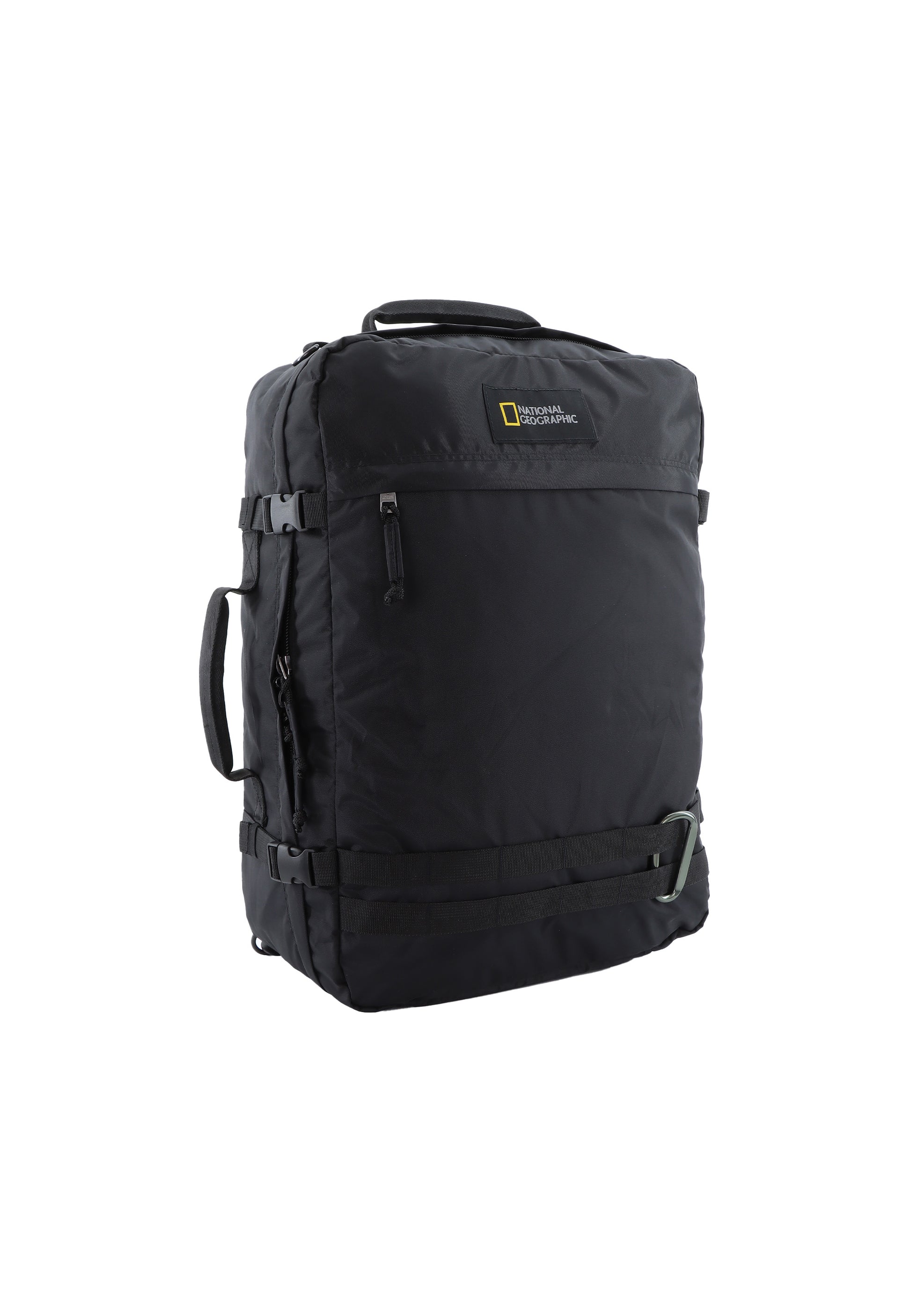 National Geographic - Hybrid Rucksack / Schultertasche / Umhängetasche / Aktentasche - 32L - Schwarz
