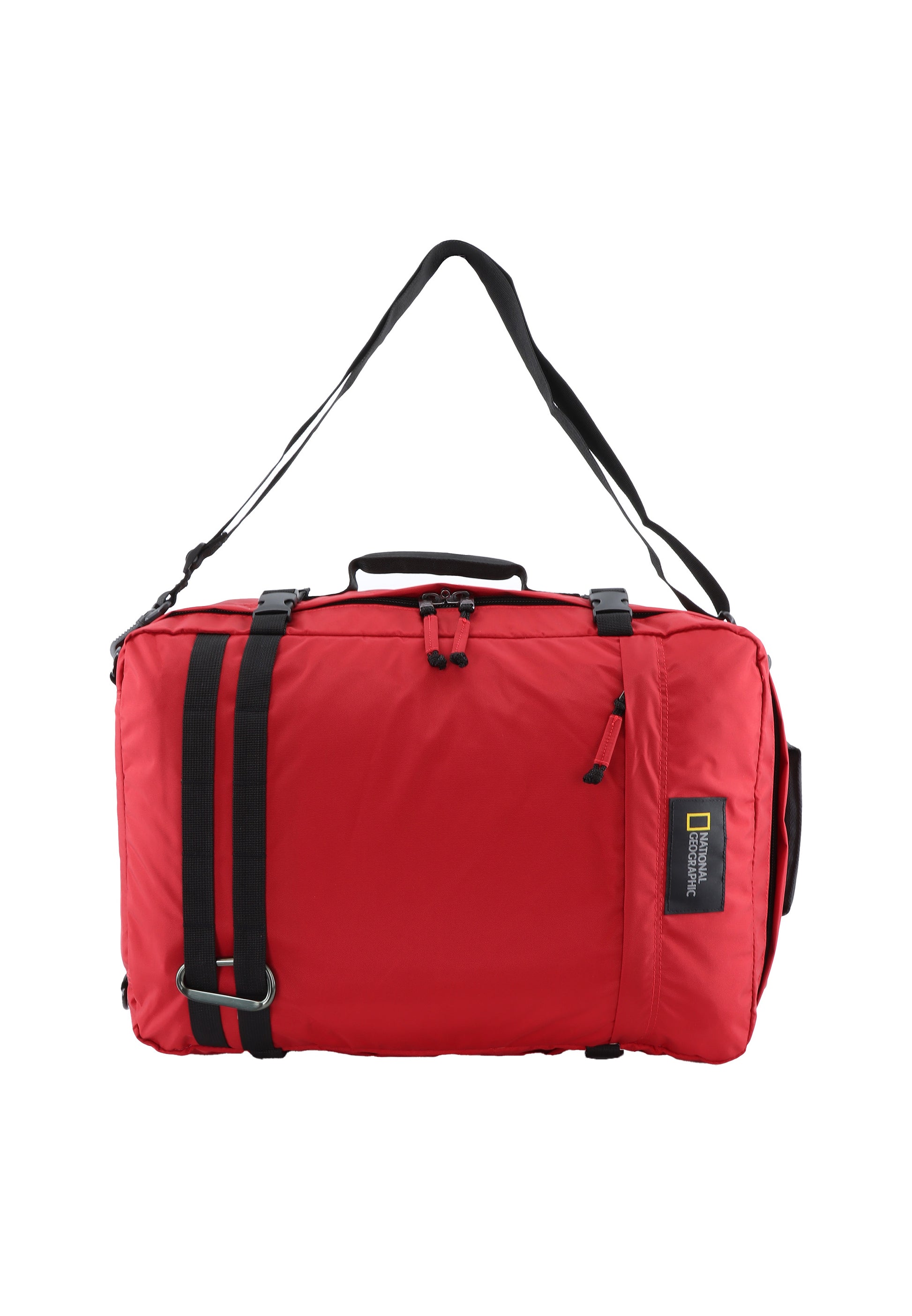 National Geographic - Hybrid Rucksack / Schultertasche / Umhängetasche / Aktentasche - 32L - Rot