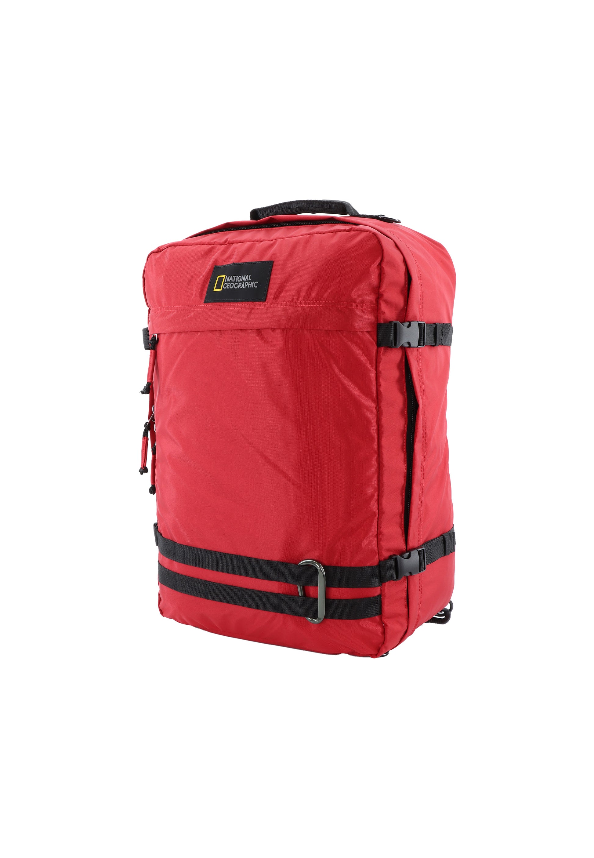 National Geographic - Hybrid Rucksack / Schultertasche / Umhängetasche / Aktentasche - 32L - Rot