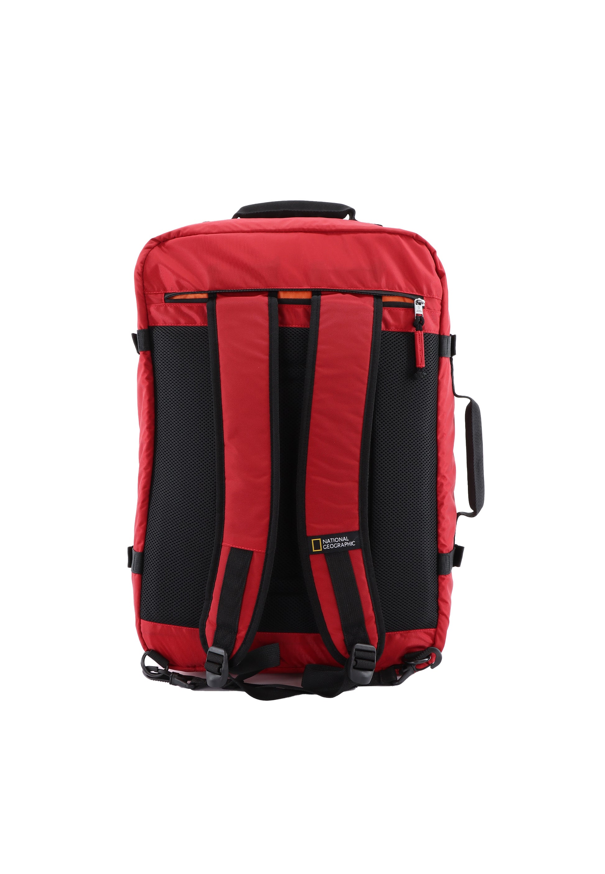 National Geographic - Hybrid Rucksack / Schultertasche / Umhängetasche / Aktentasche - 32L - Rot