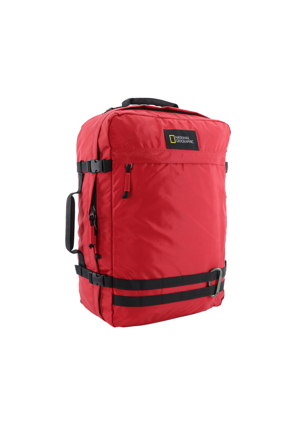 National Geographic - Hybrid Rucksack / Schultertasche / Umhängetasche / Aktentasche - 32L - Rot