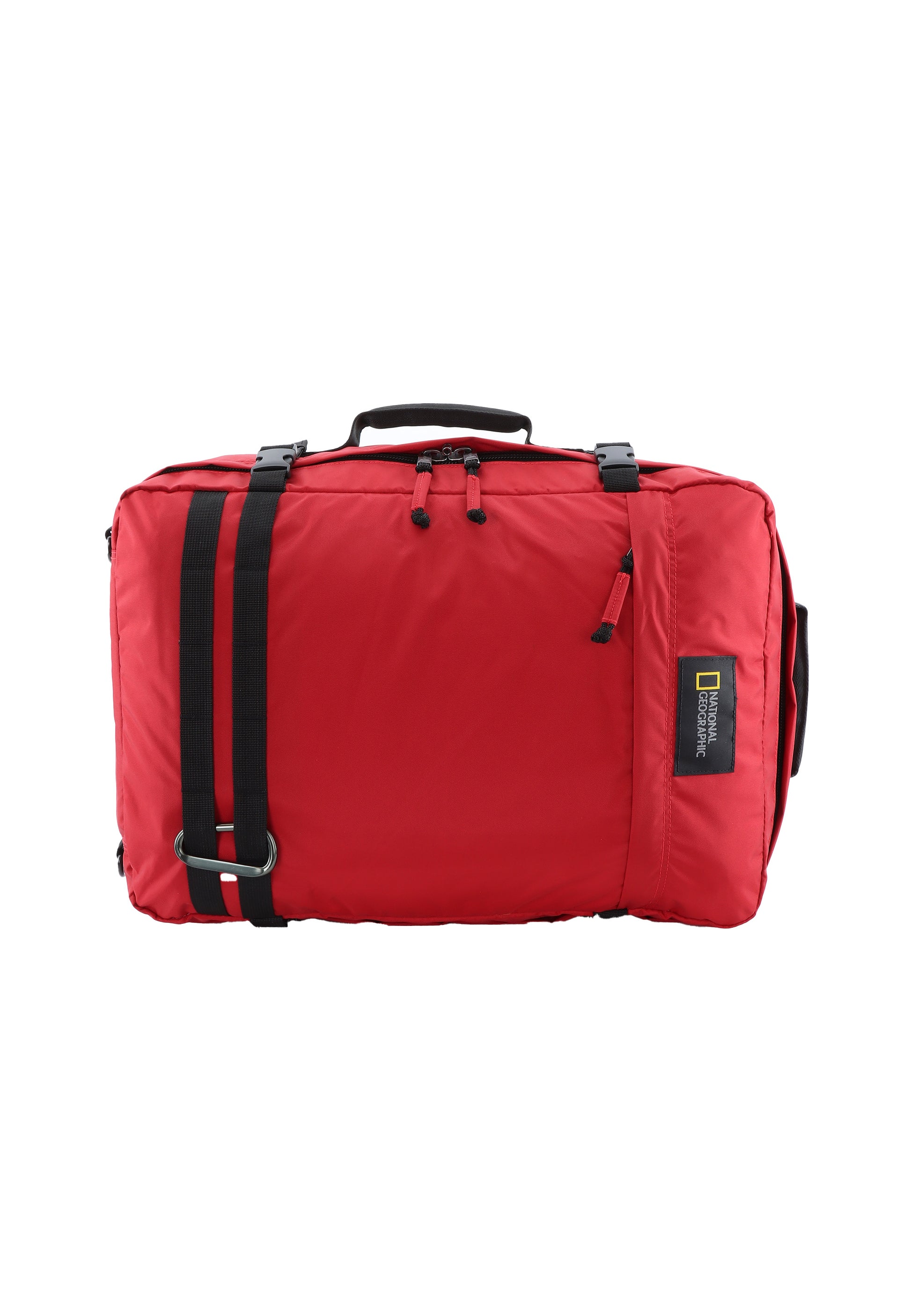 National Geographic - Hybrid Rucksack / Schultertasche / Umhängetasche / Aktentasche - 32L - Rot