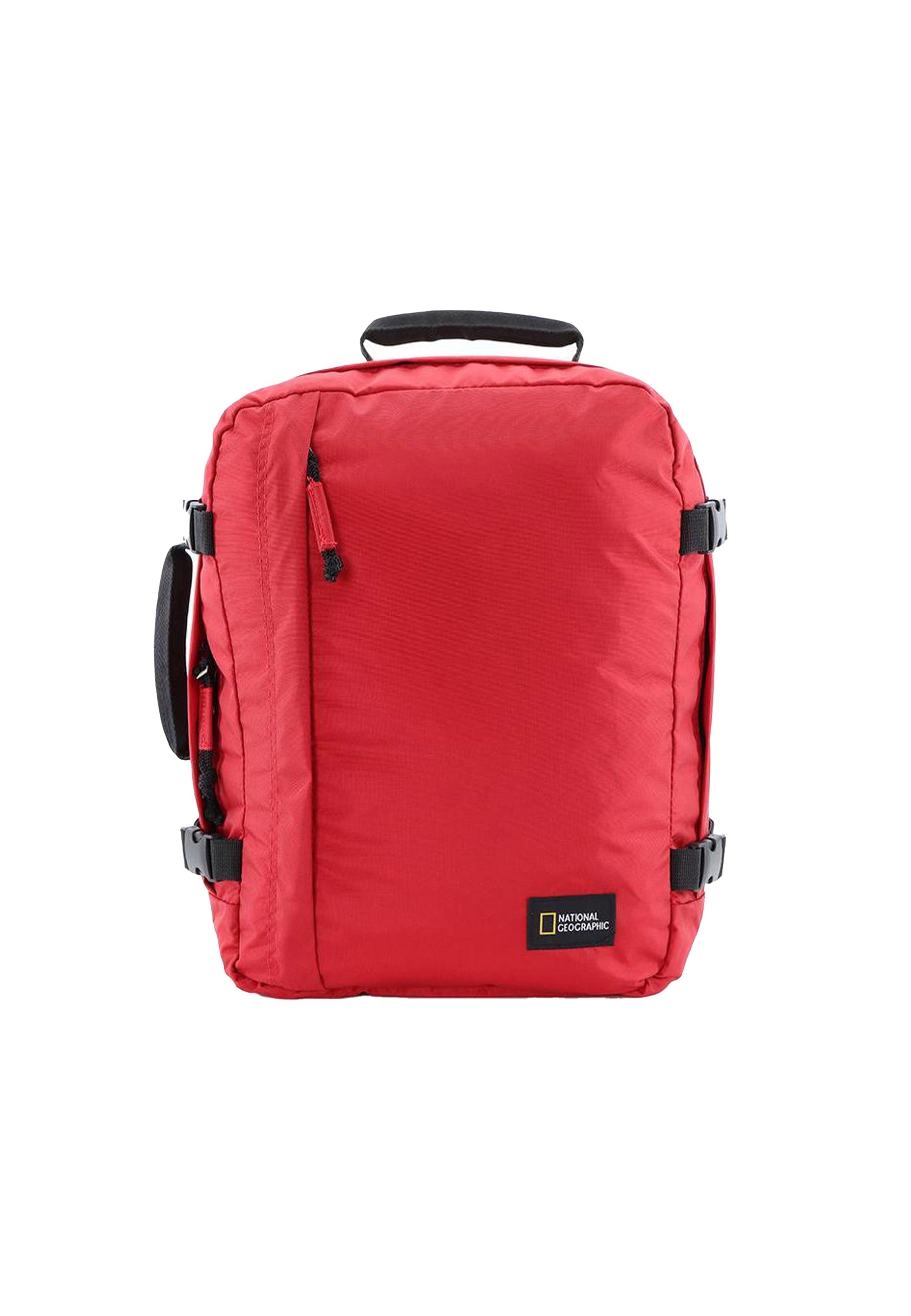 National Geographic - Hybrid Rucksack / Schultertasche / Umhängetasche / Aktentasche - 23L Rot