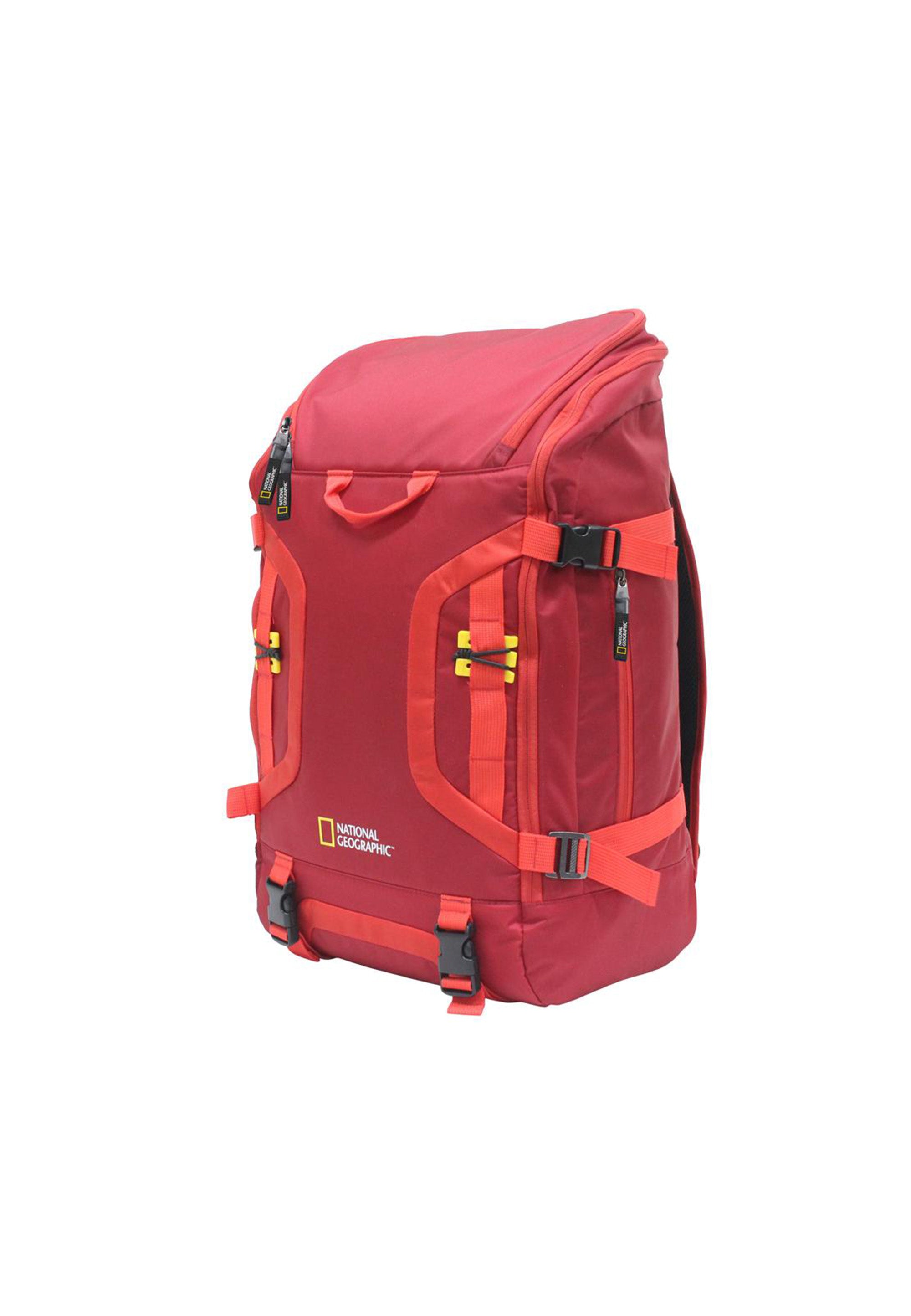 National Geographic - Discover | Outdoor Freizeit Rucksack mit Laptopfach | Rot