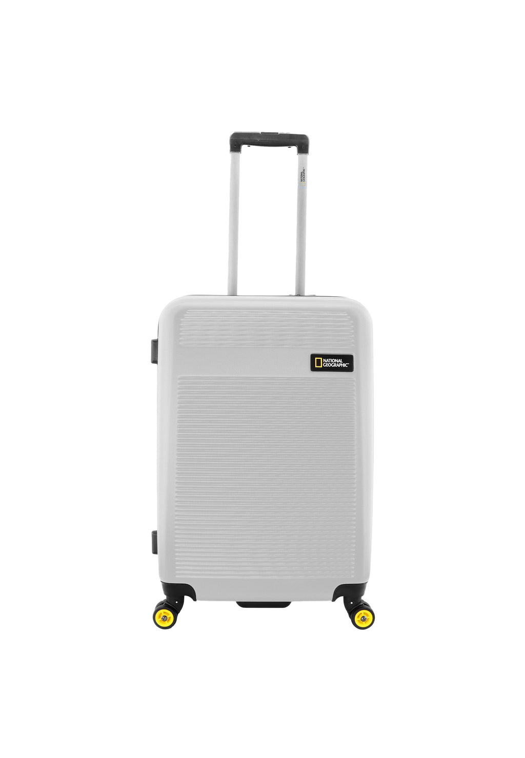 National Geographic - Aerodrome Hartschalenkoffer / Trolley / Reisekoffer - 67 cm - (Medium) - Silber