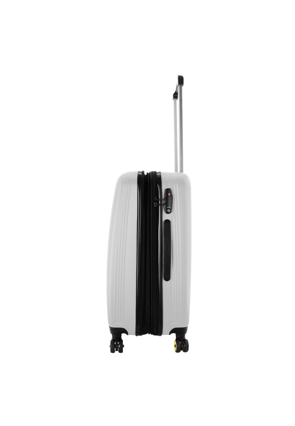 National Geographic - Aerodrome Hartschalenkoffer / Trolley / Reisekoffer - 67 cm - (Medium) - Silber
