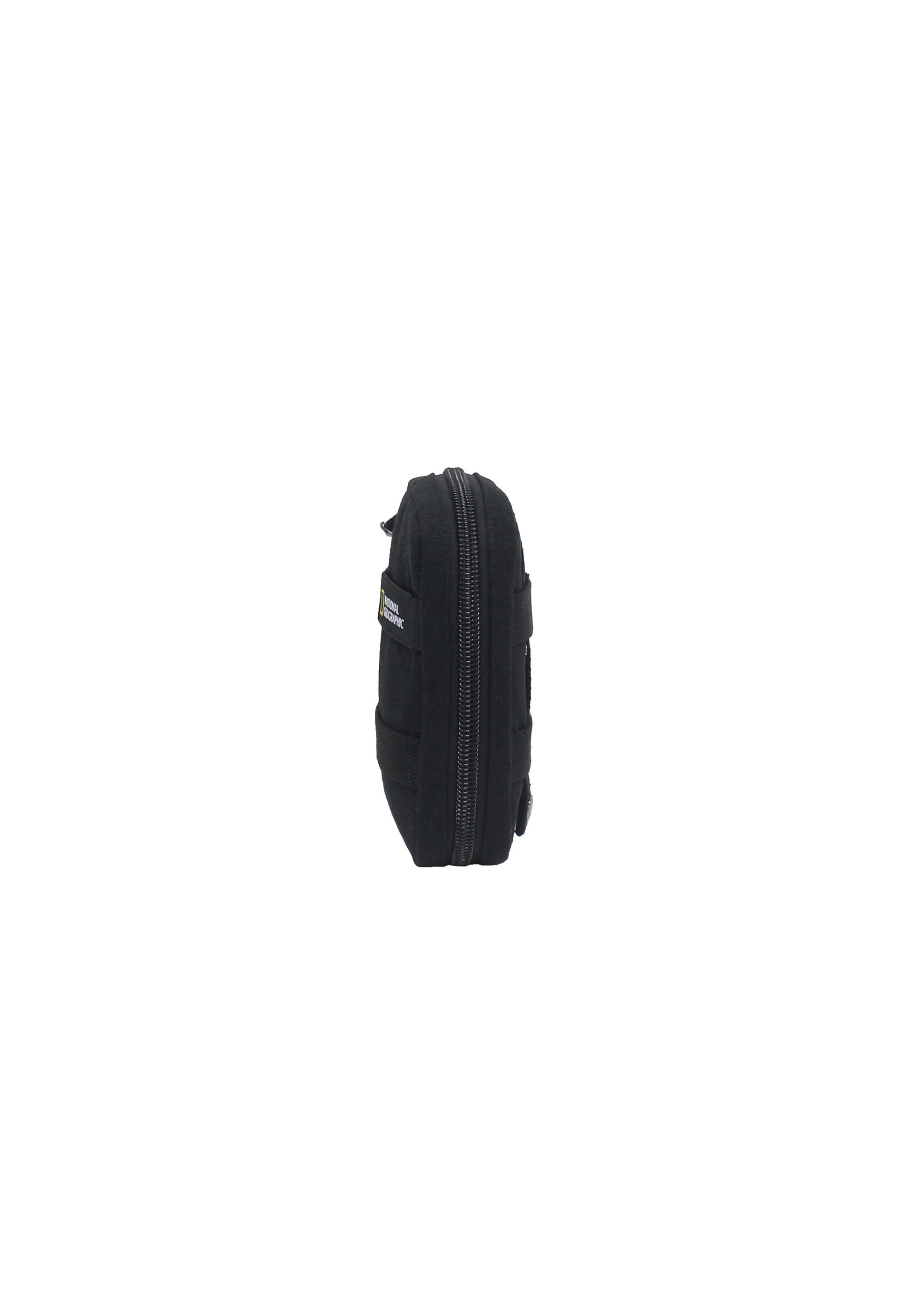 National Geographic - Milestone Vertikale Tasche mit Netzfach - 18cm Schwarz