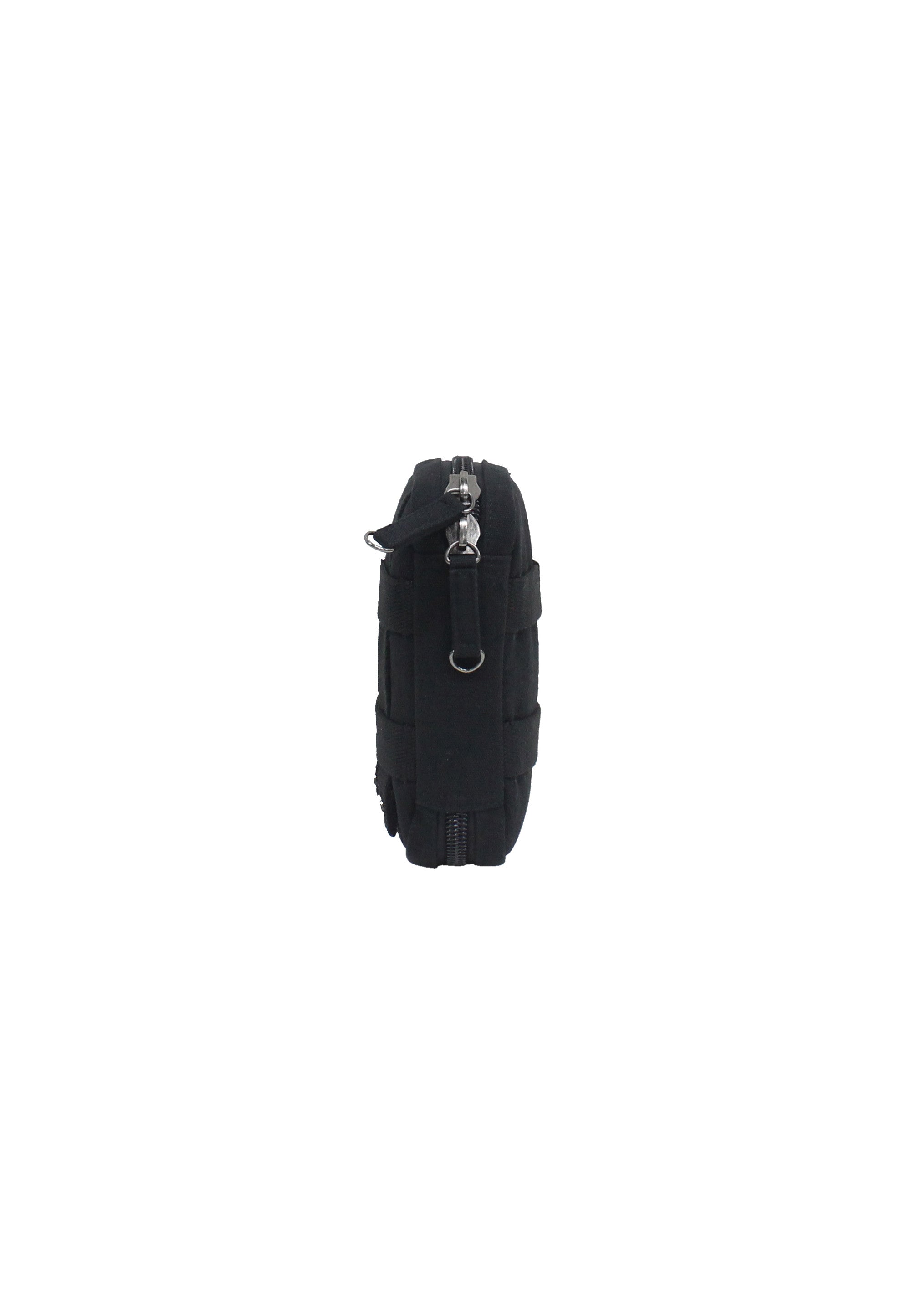 National Geographic - Milestone Vertikale Tasche mit Netzfach - 18cm Schwarz