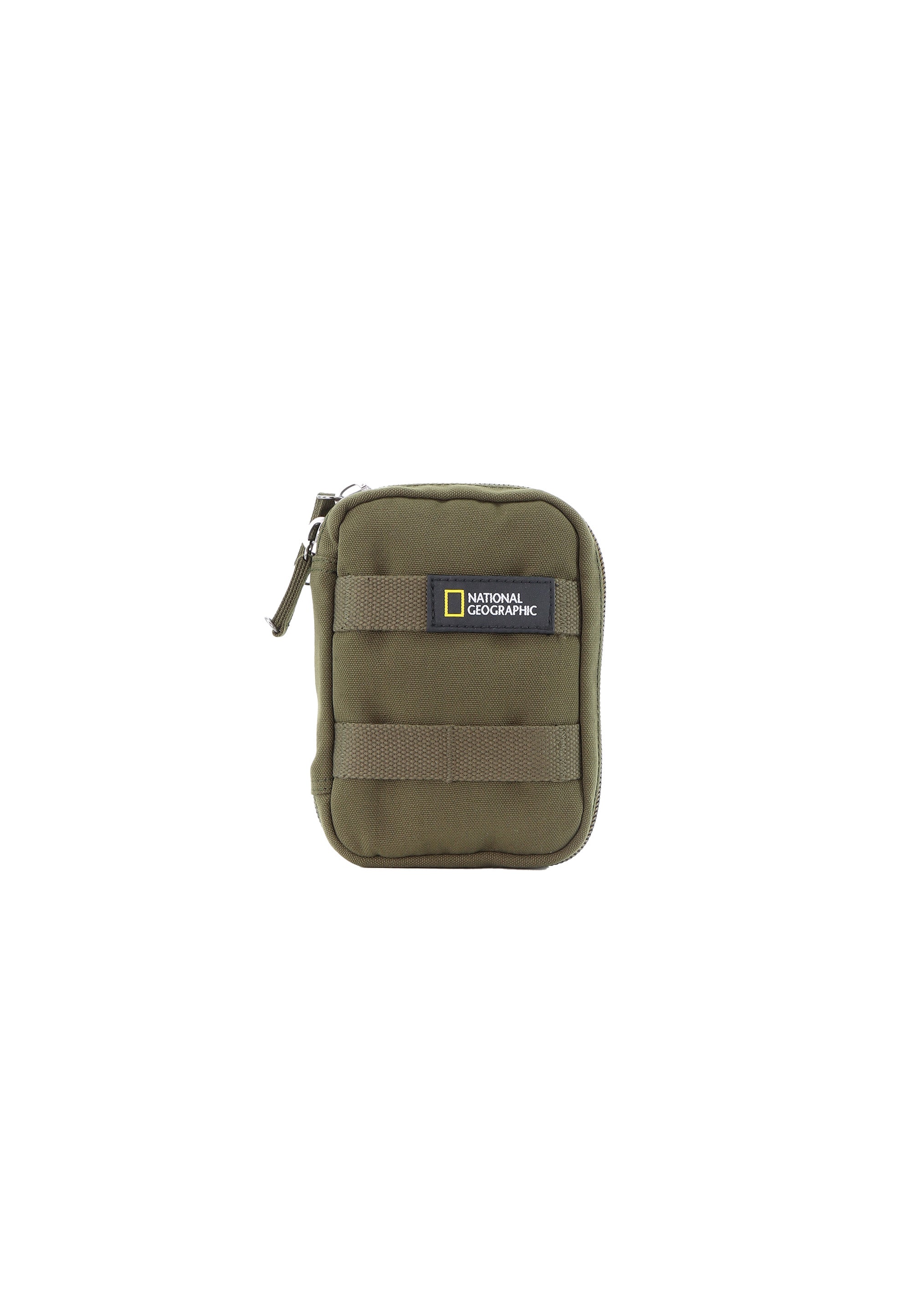 National Geographic - Milestone Vertikale Tasche mit Netzfach - 18cm Schwarz