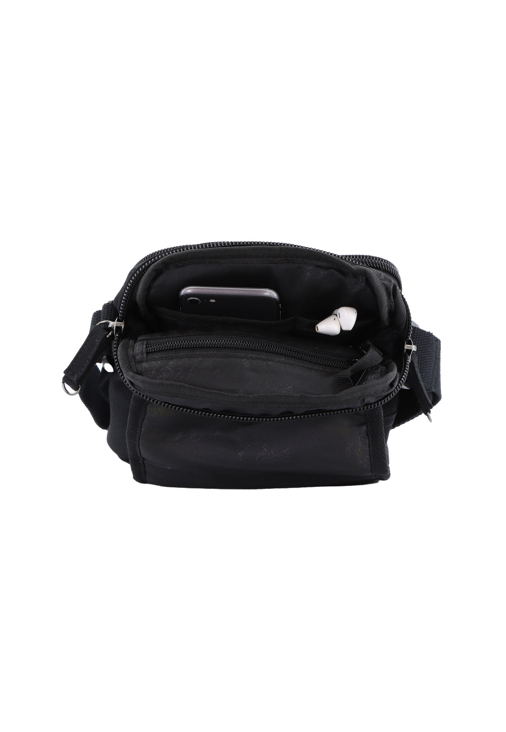 National Geographic - Milestone Schultertasche / Umhängetasche mit Klappe - Schwarz