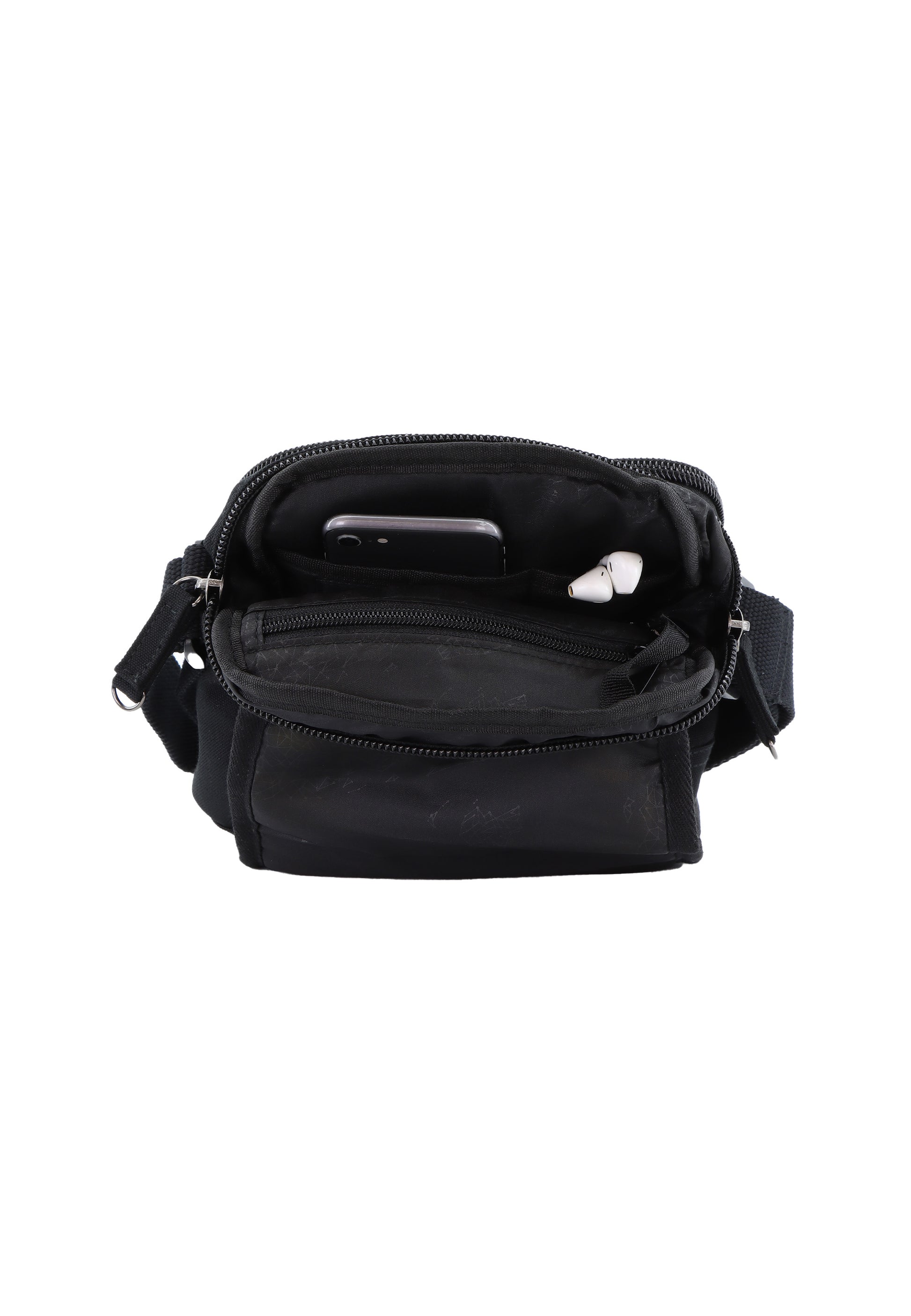 National Geographic - Milestone Schultertasche / Umhängetasche mit Klappe - Schwarz