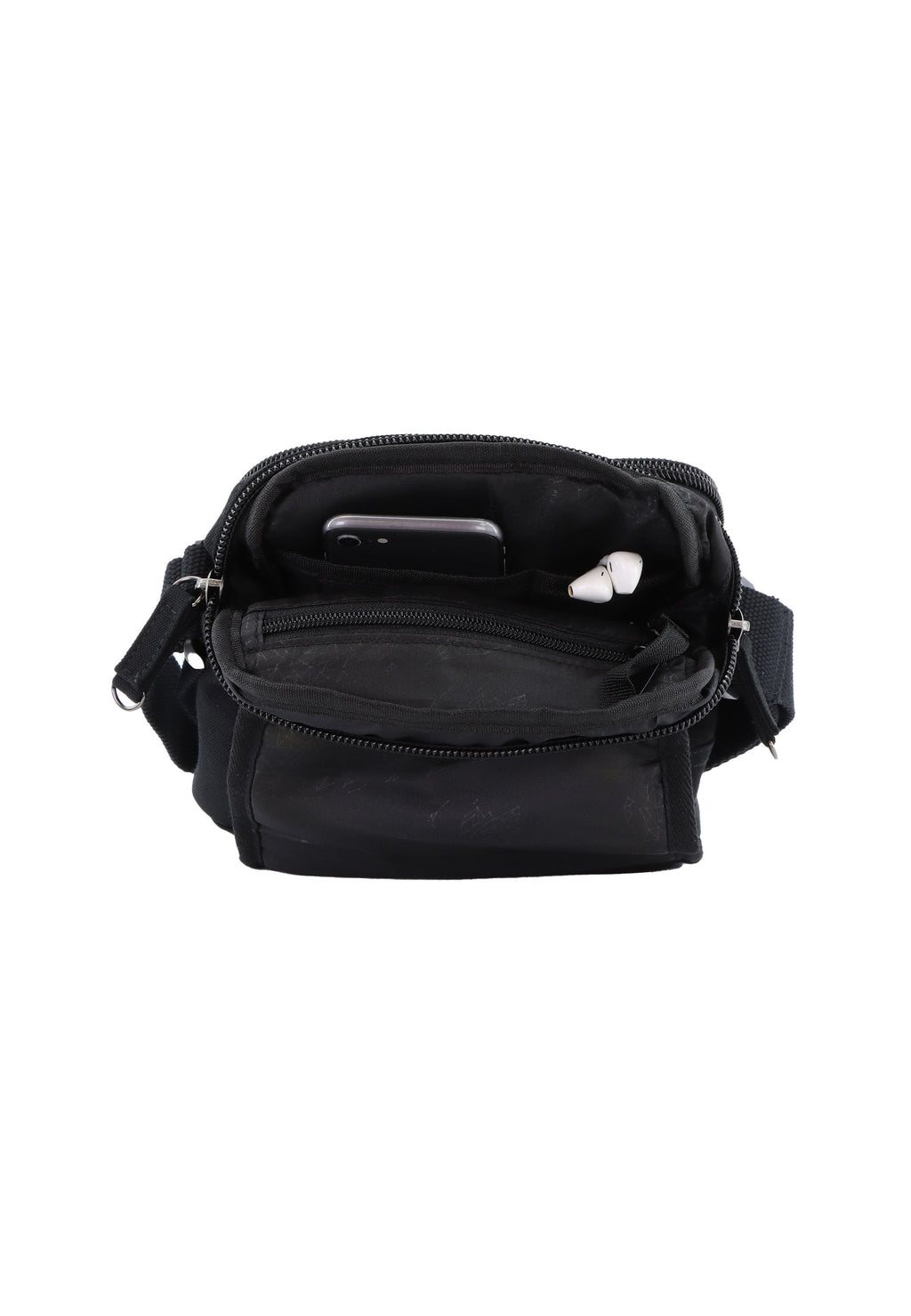National Geographic - Milestone Schultertasche / Umhängetasche mit Klappe - Schwarz
