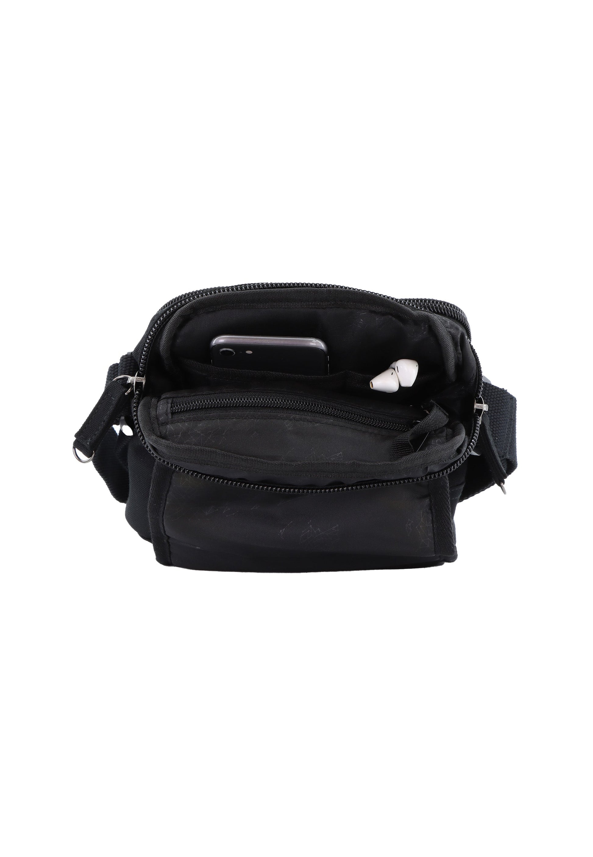 National Geographic - Milestone Schultertasche / Umhängetasche mit Klappe - Schwarz