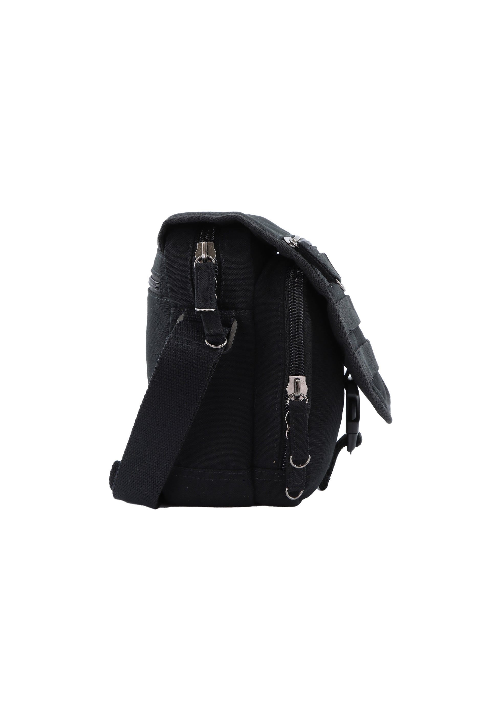 National Geographic - Milestone Schultertasche / Umhängetasche mit Klappe - Schwarz