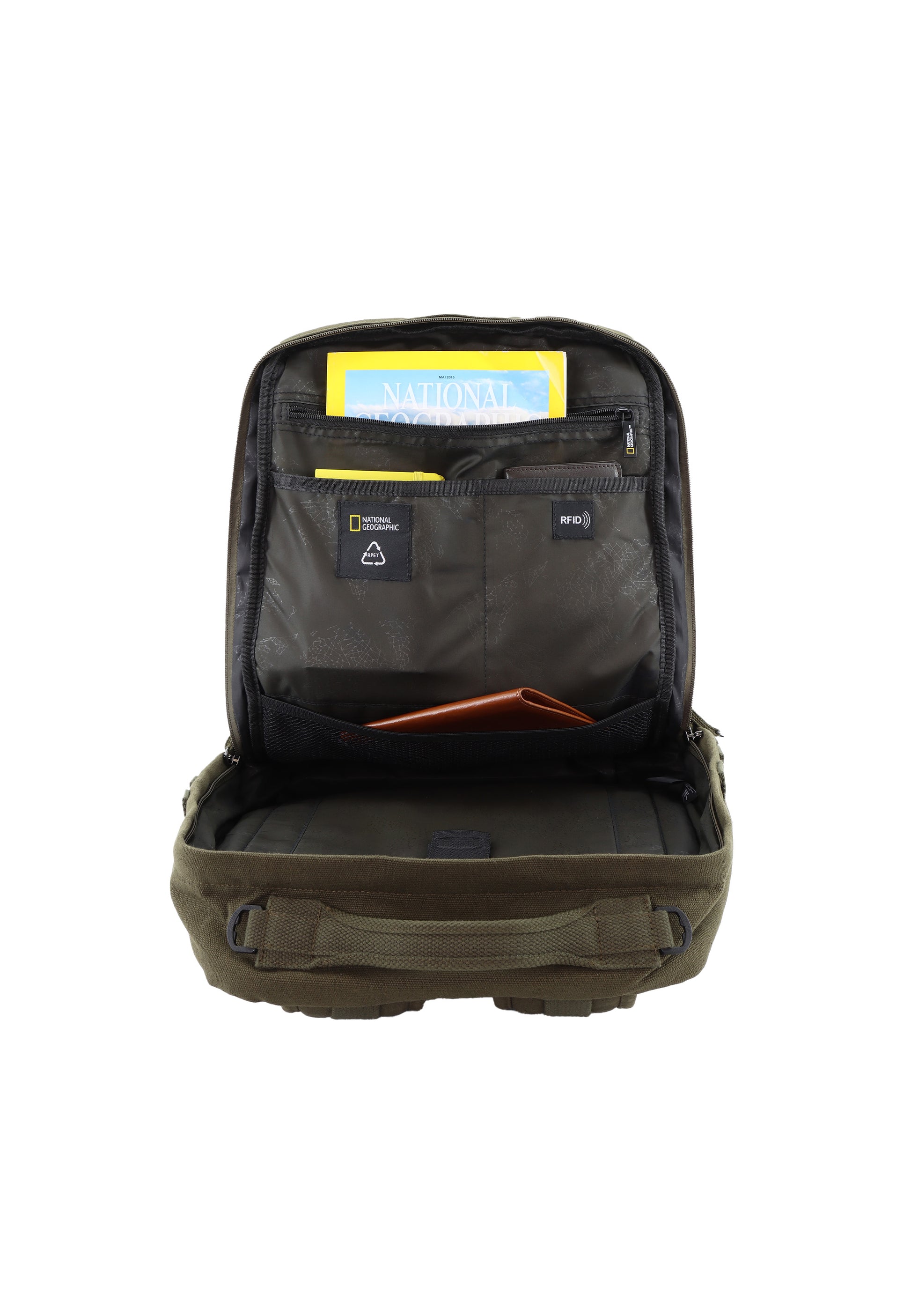 National Geographic - Milestone RPET Rucksack / Laptop-Rucksack / Outdoor-Rucksack - 20,2L
