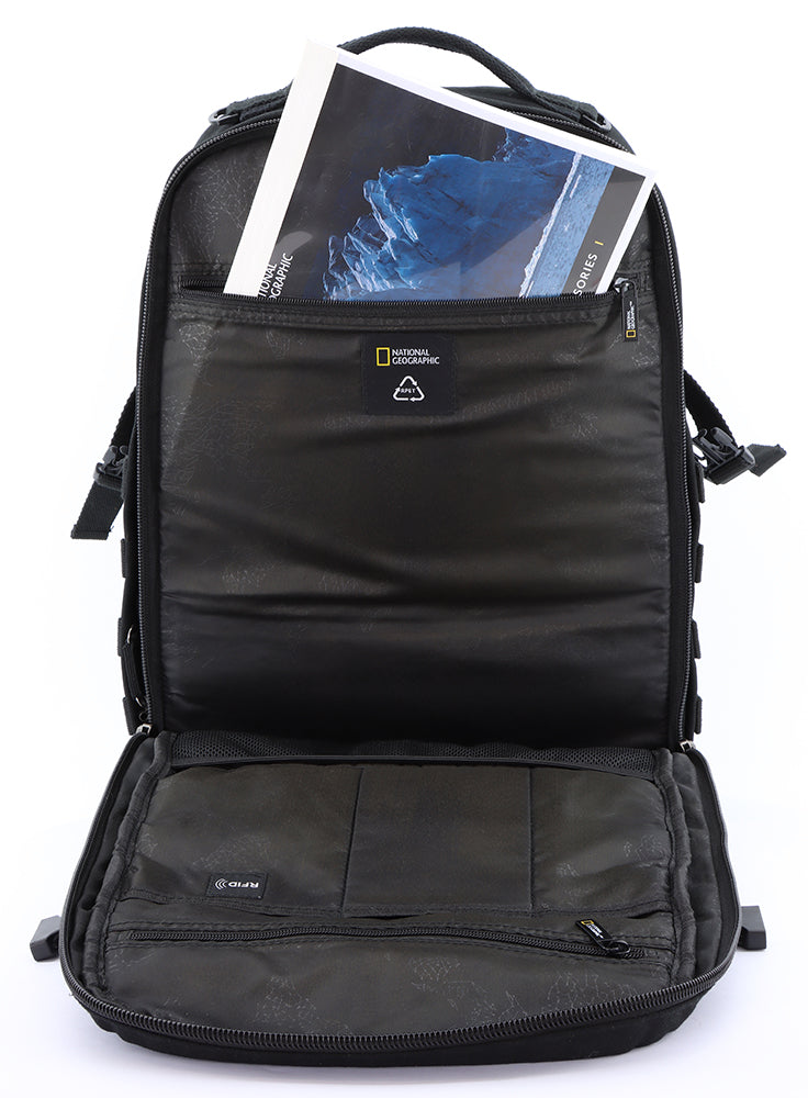 National Geographic Milestone Outdoor-Rucksack 30 L Schwarz – Produktansicht 9