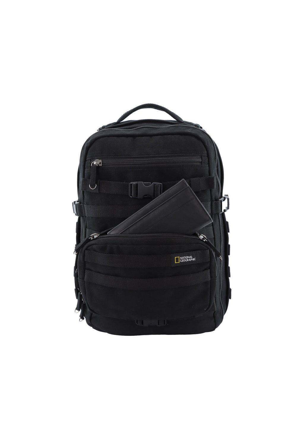National Geographic - Milestone RPET Rucksack / Laptop-Rucksack / Outdoor-Rucksack - 29L Schwarz