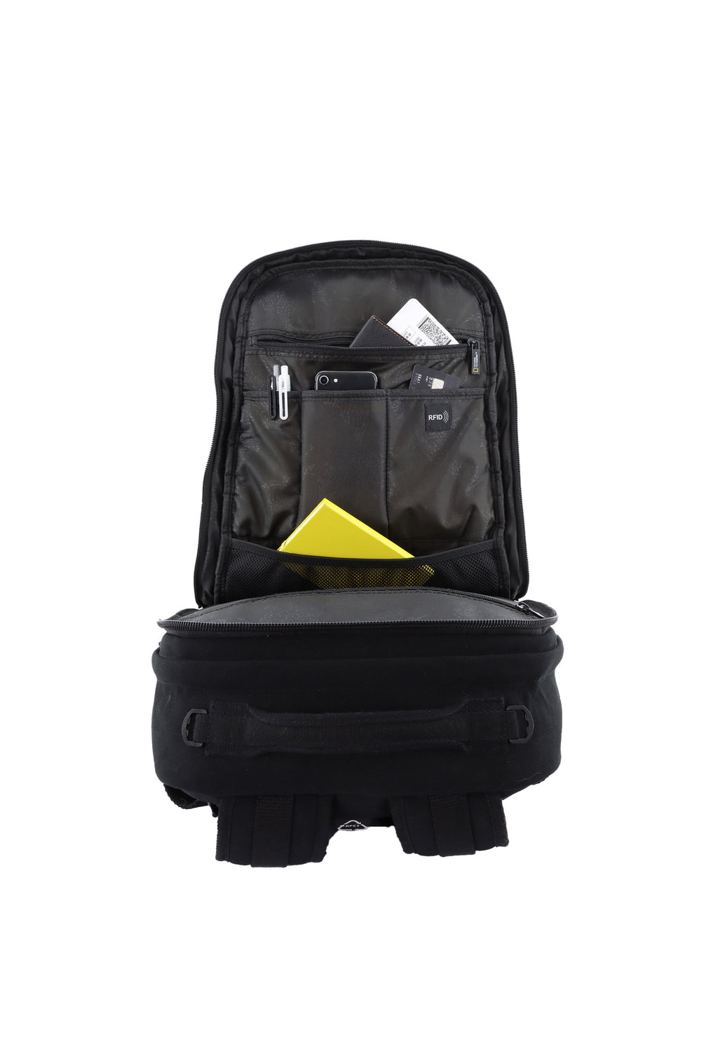 National Geographic - Milestone RPET Rucksack / Laptop-Rucksack / Outdoor-Rucksack - 29L Schwarz