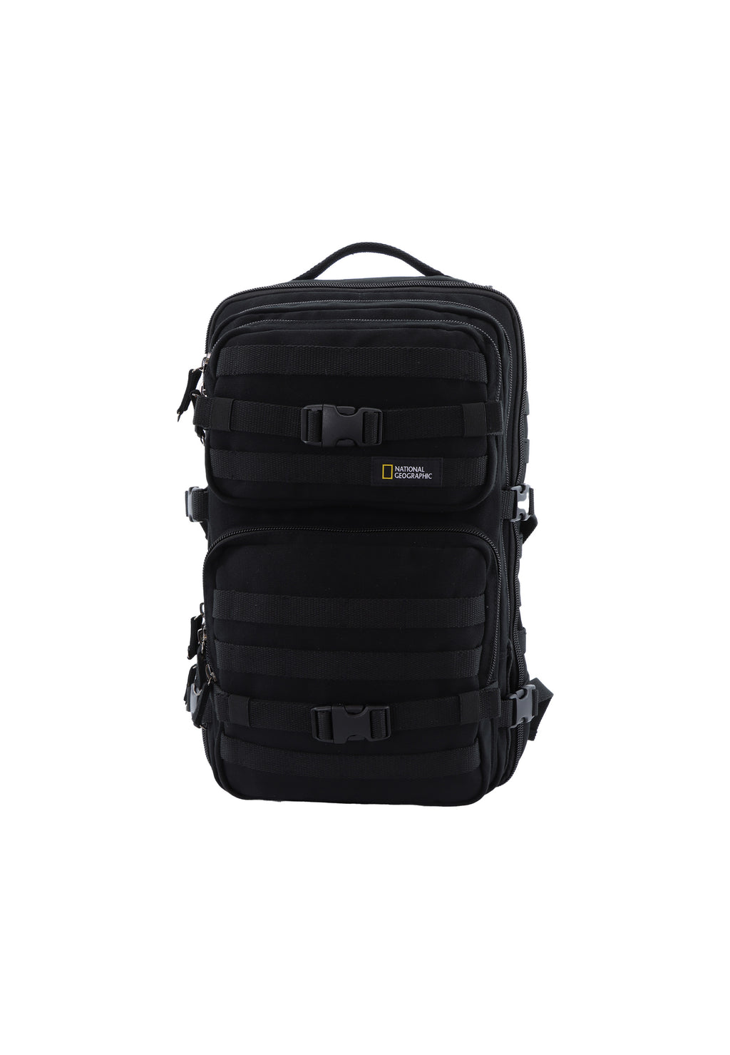 National Geographic - Milestone RPET Rucksack / Laptop-Rucksack / Outdoor-Rucksack - 43L - Schwarz