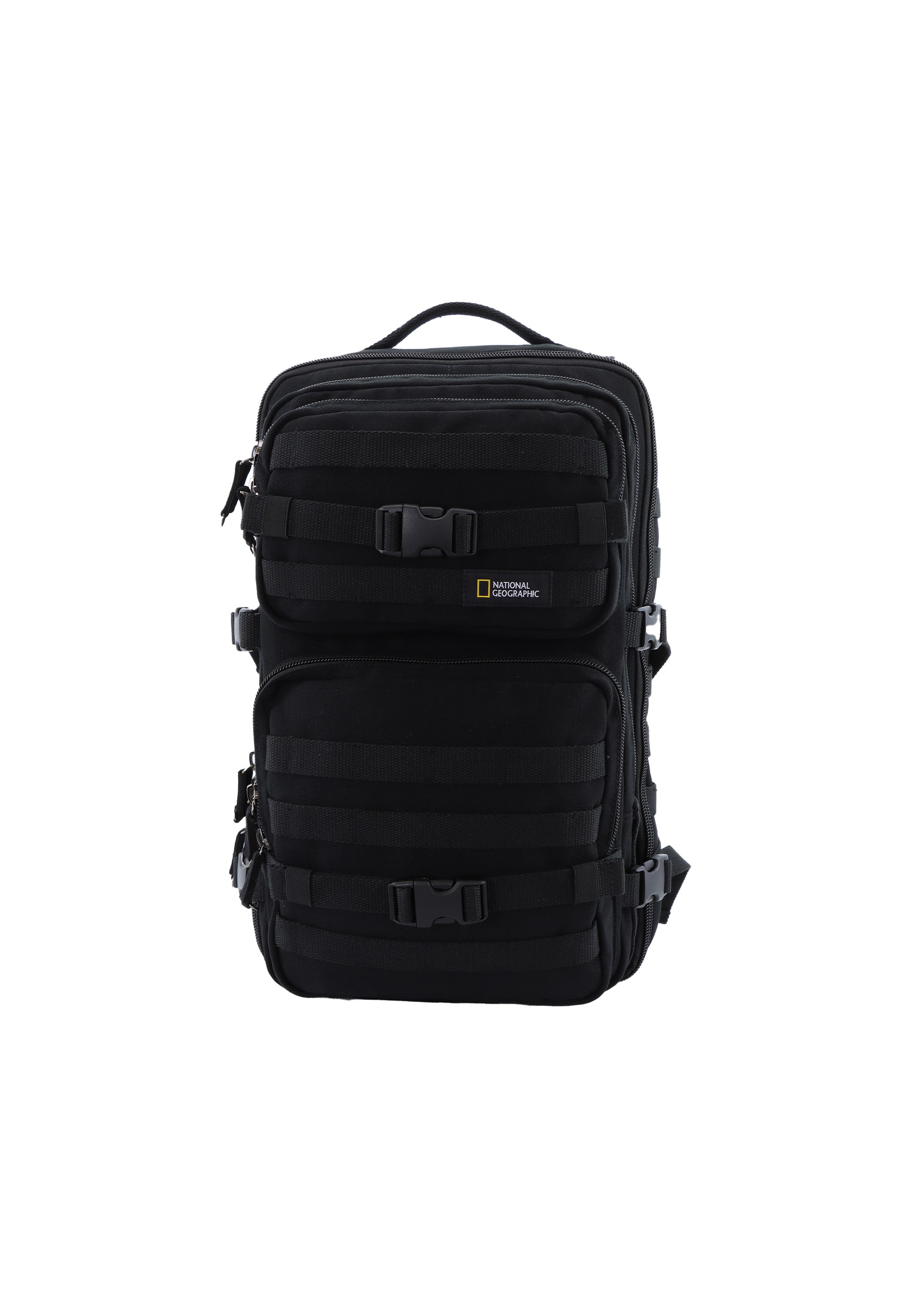 National Geographic - Milestone RPET Rucksack / Laptop-Rucksack / Outdoor-Rucksack - 43L - Schwarz