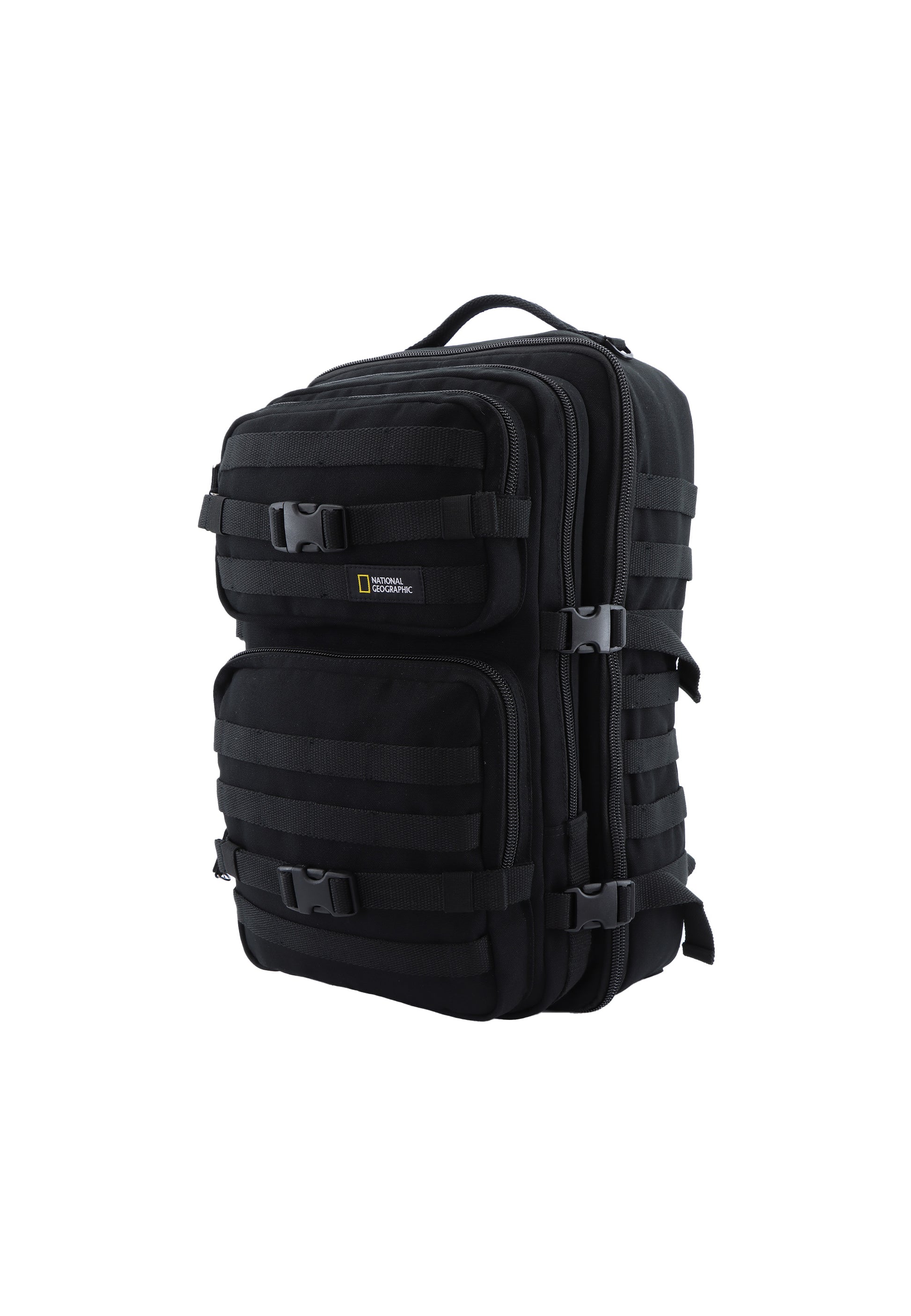 National Geographic - Milestone RPET Rucksack / Laptop-Rucksack / Outdoor-Rucksack - 43L - Schwarz