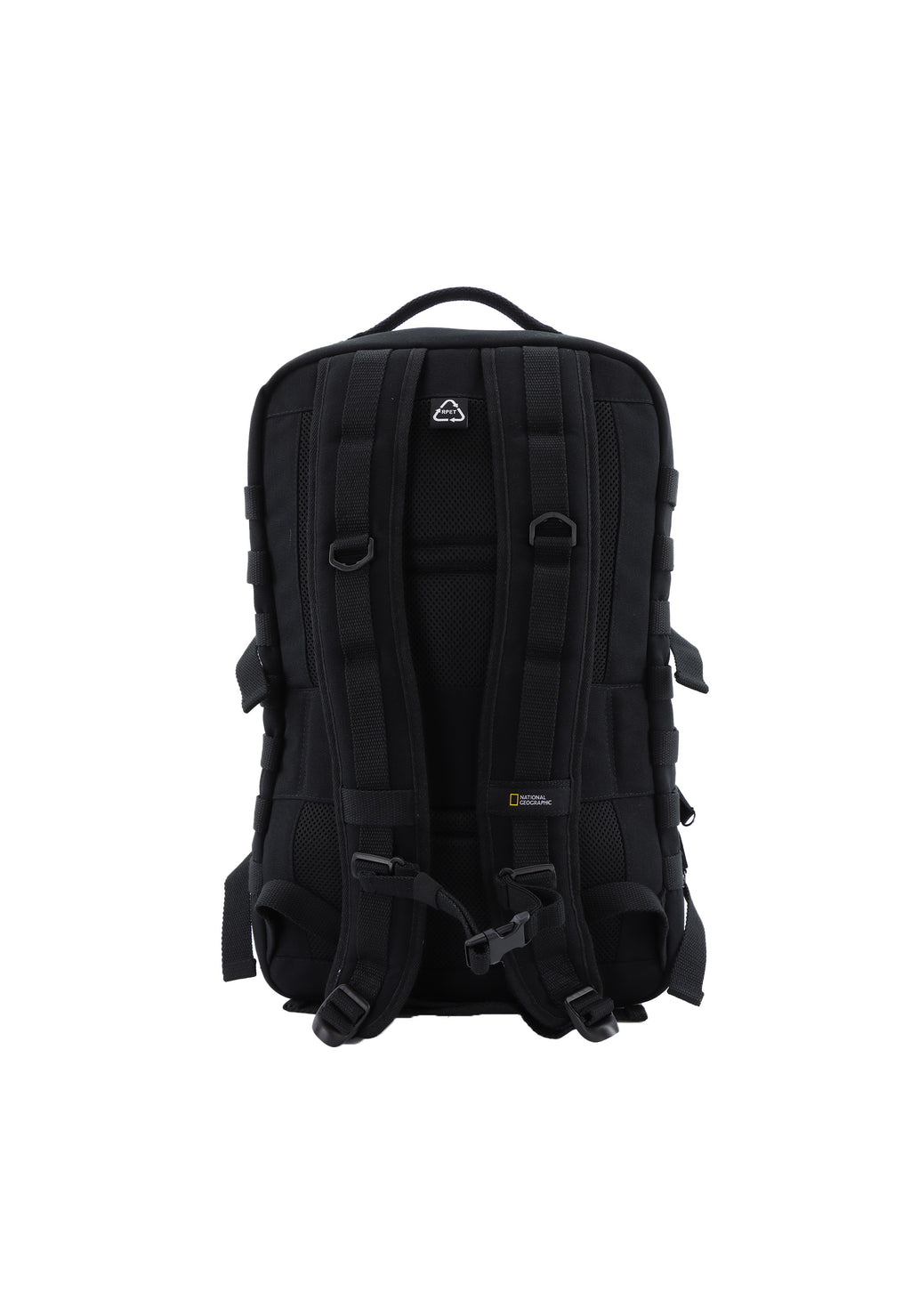 National Geographic - Milestone RPET Rucksack / Laptop-Rucksack / Outdoor-Rucksack - 43L - Schwarz