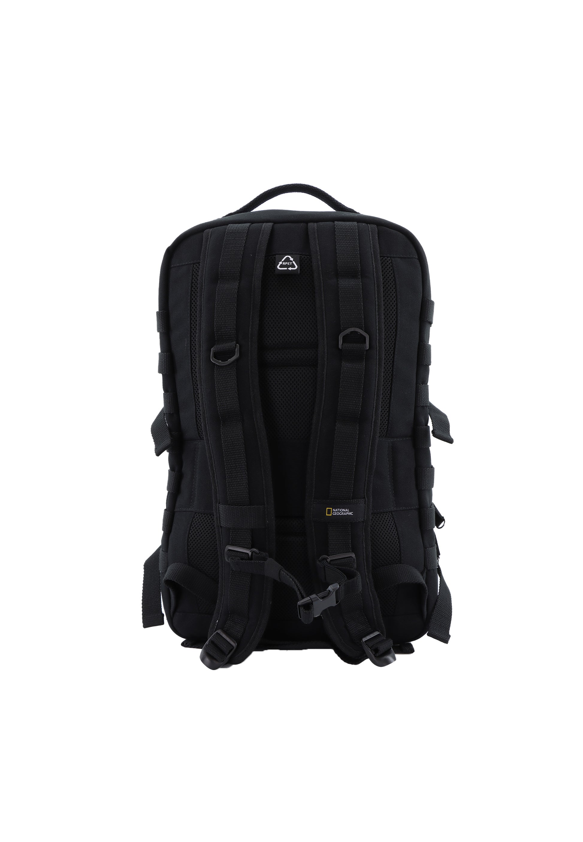 National Geographic - Milestone RPET Rucksack / Laptop-Rucksack / Outdoor-Rucksack - 43L - Schwarz