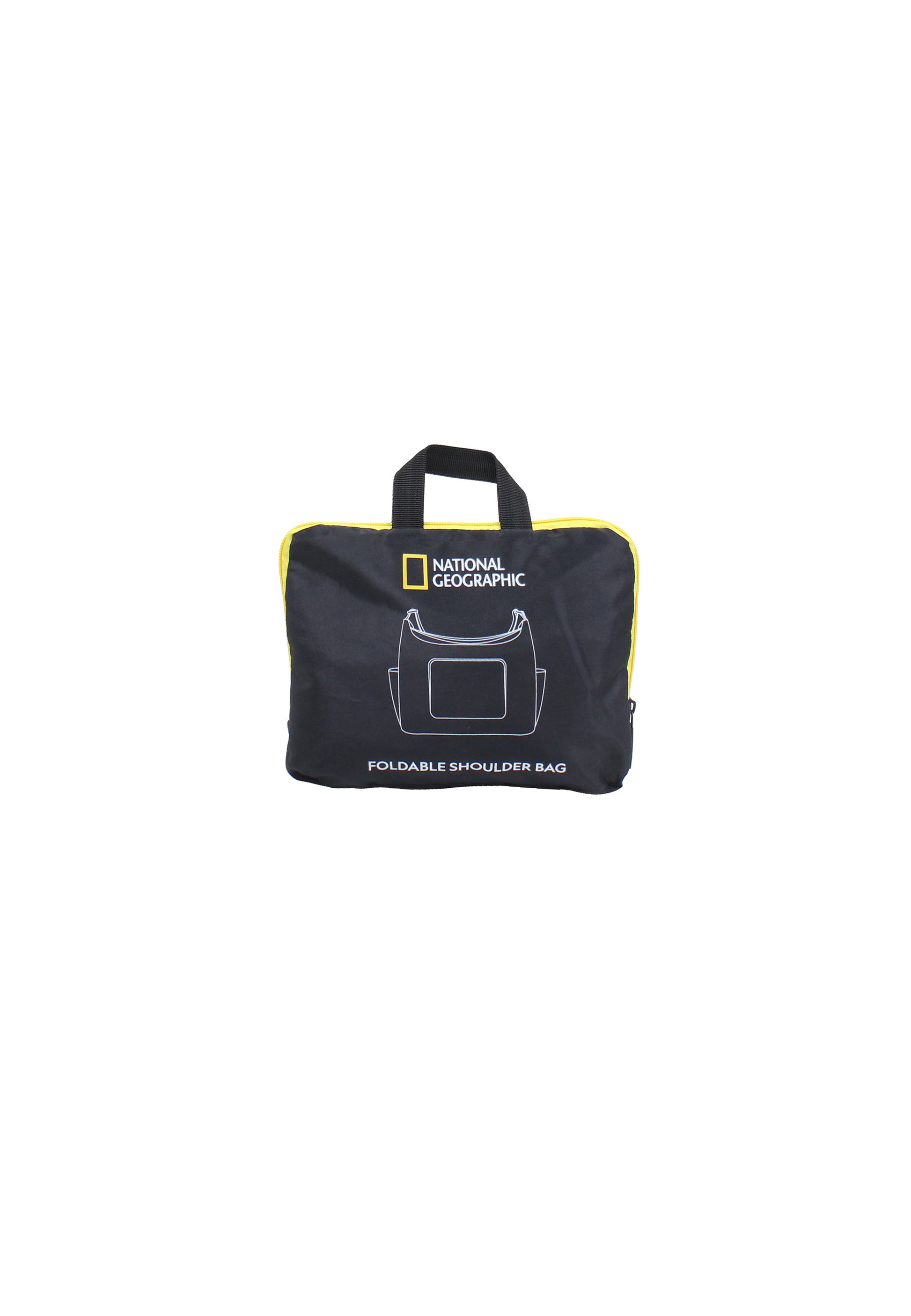 National Geographic - Foldable Faltbare Schultertasche / Umhängetasche / Handtasche - 27cm