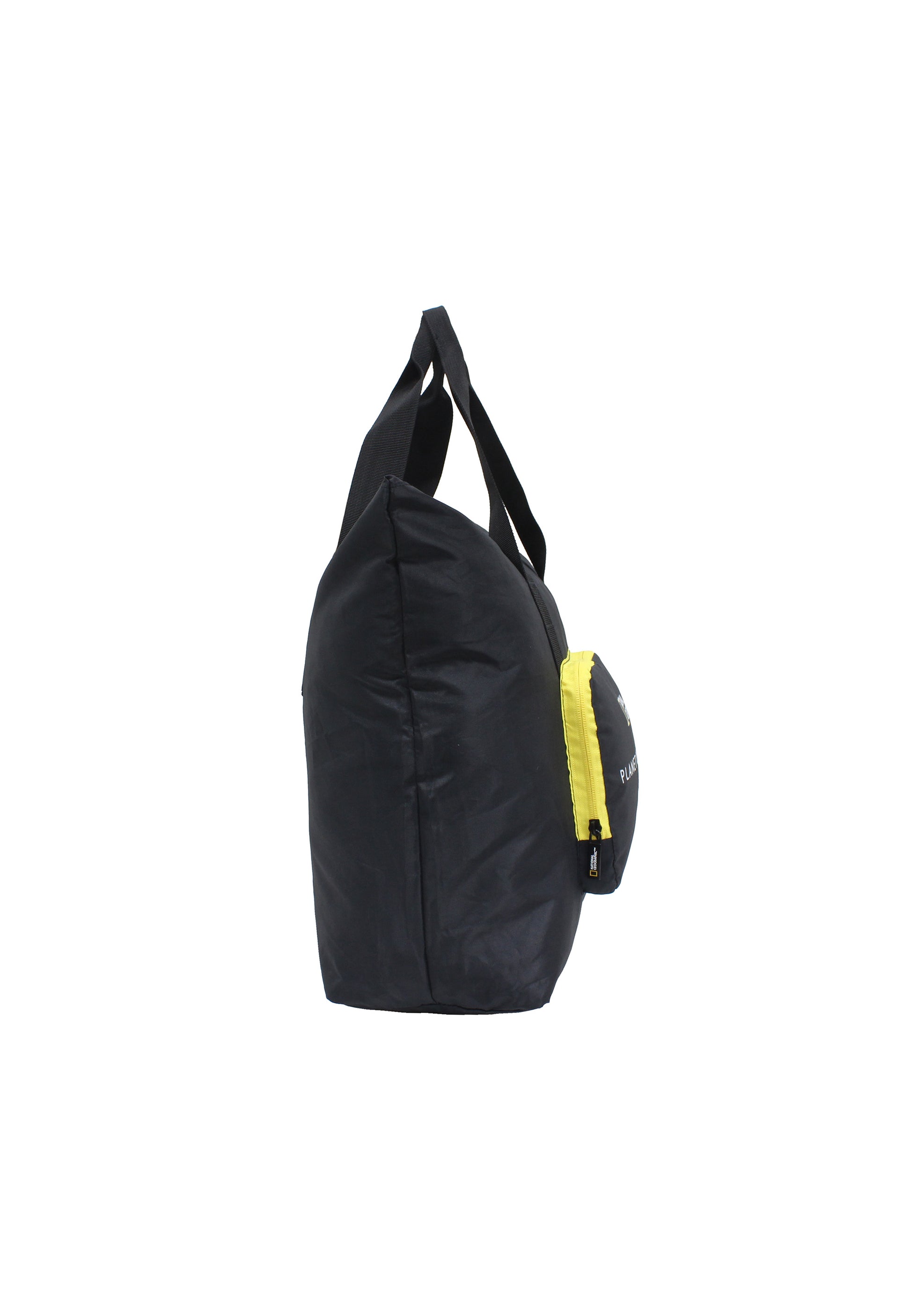 National Geographic - Foldable Faltbare Vertikale Handtasche / Einkauftasche - 44cm - Schwarz