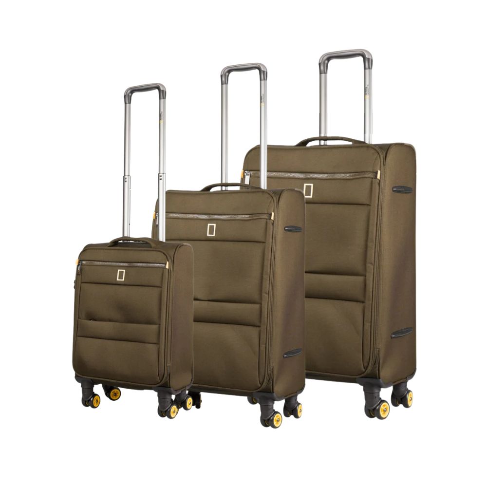 National Geographic Passage Stoff-Kofferset / Trolley-Set / Reisekofferset - (S/M/L)