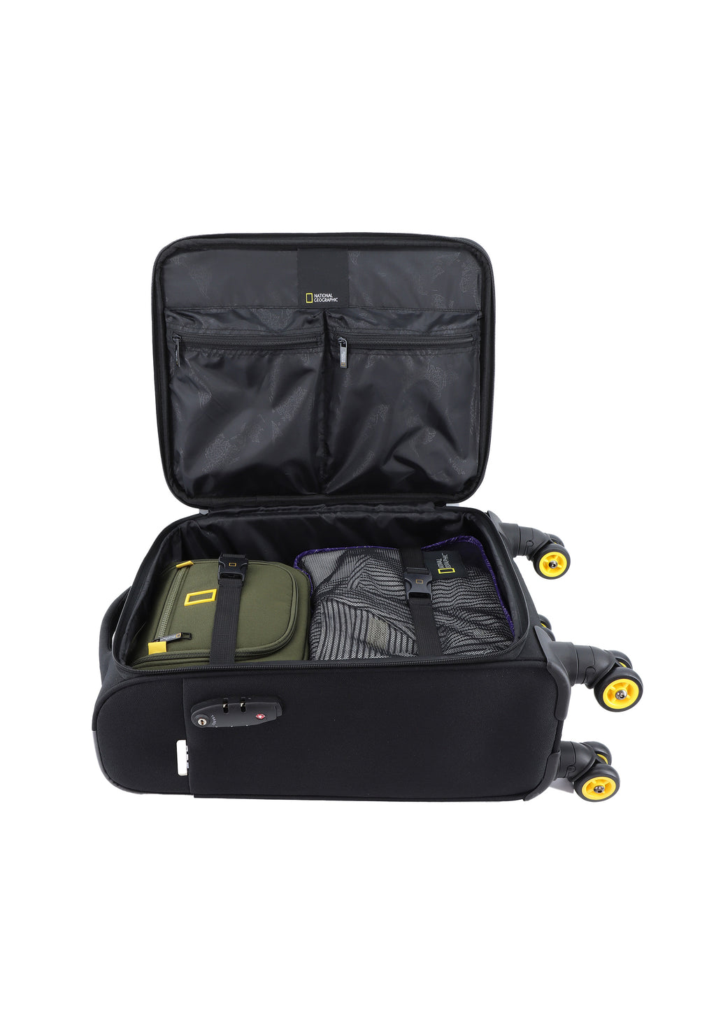 National Geographic - Passage Handgepäck Weichschalenkoffer / Trolley / Reisekoffer - 55 cm - (Small) Passage - Schwarz