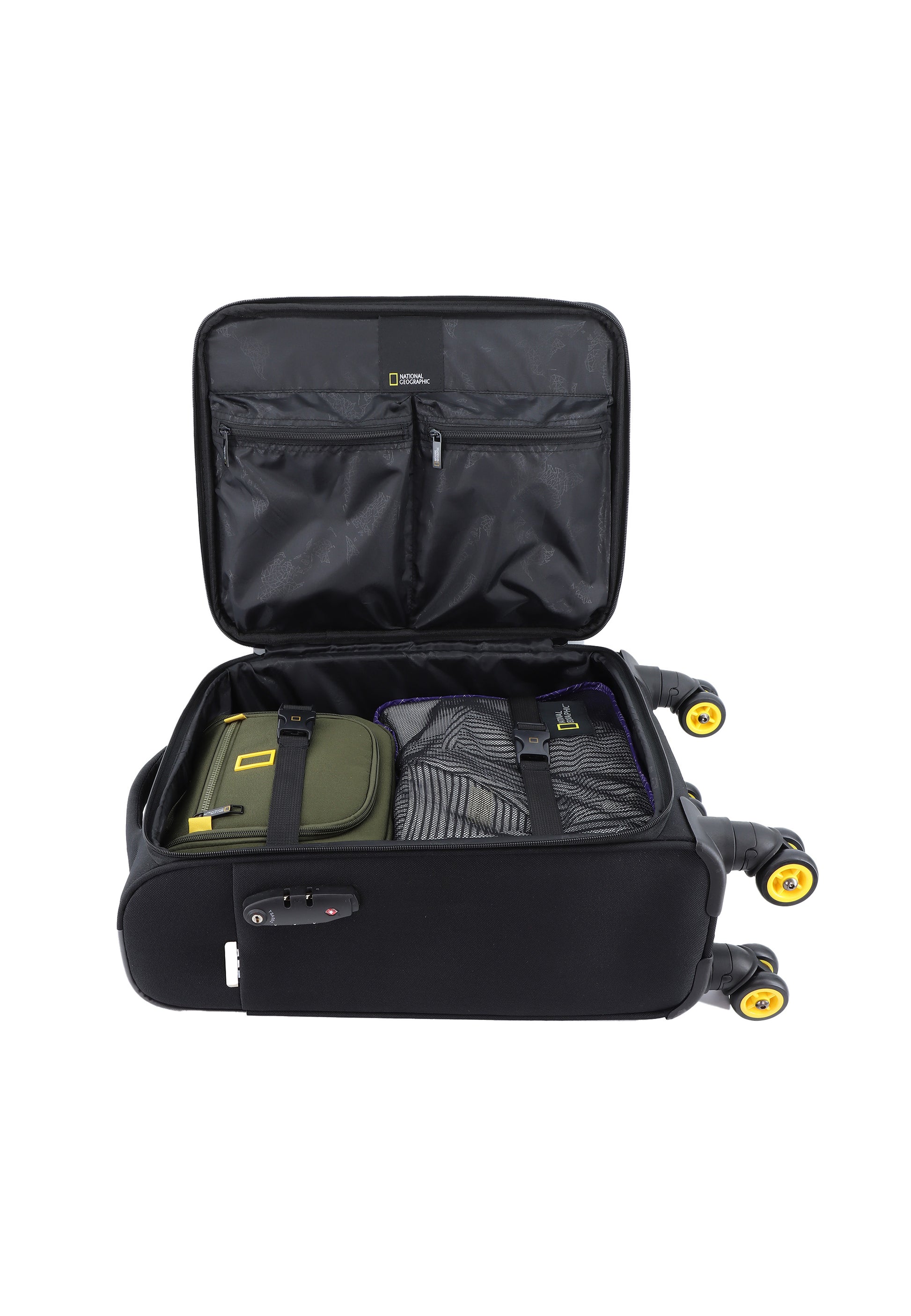 National Geographic - Passage Handgepäck Weichschalenkoffer / Trolley / Reisekoffer - 55 cm - (Small) Passage - Schwarz