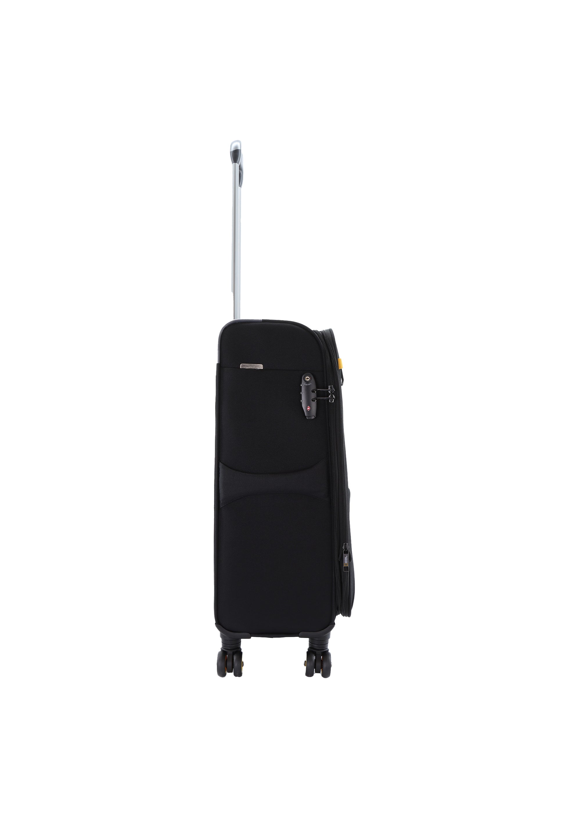National Geographic Passage Stoffkoffer Weichschalenkoffer / Trolley / Reisekoffer - 60 cm - (Medium) Schwarz