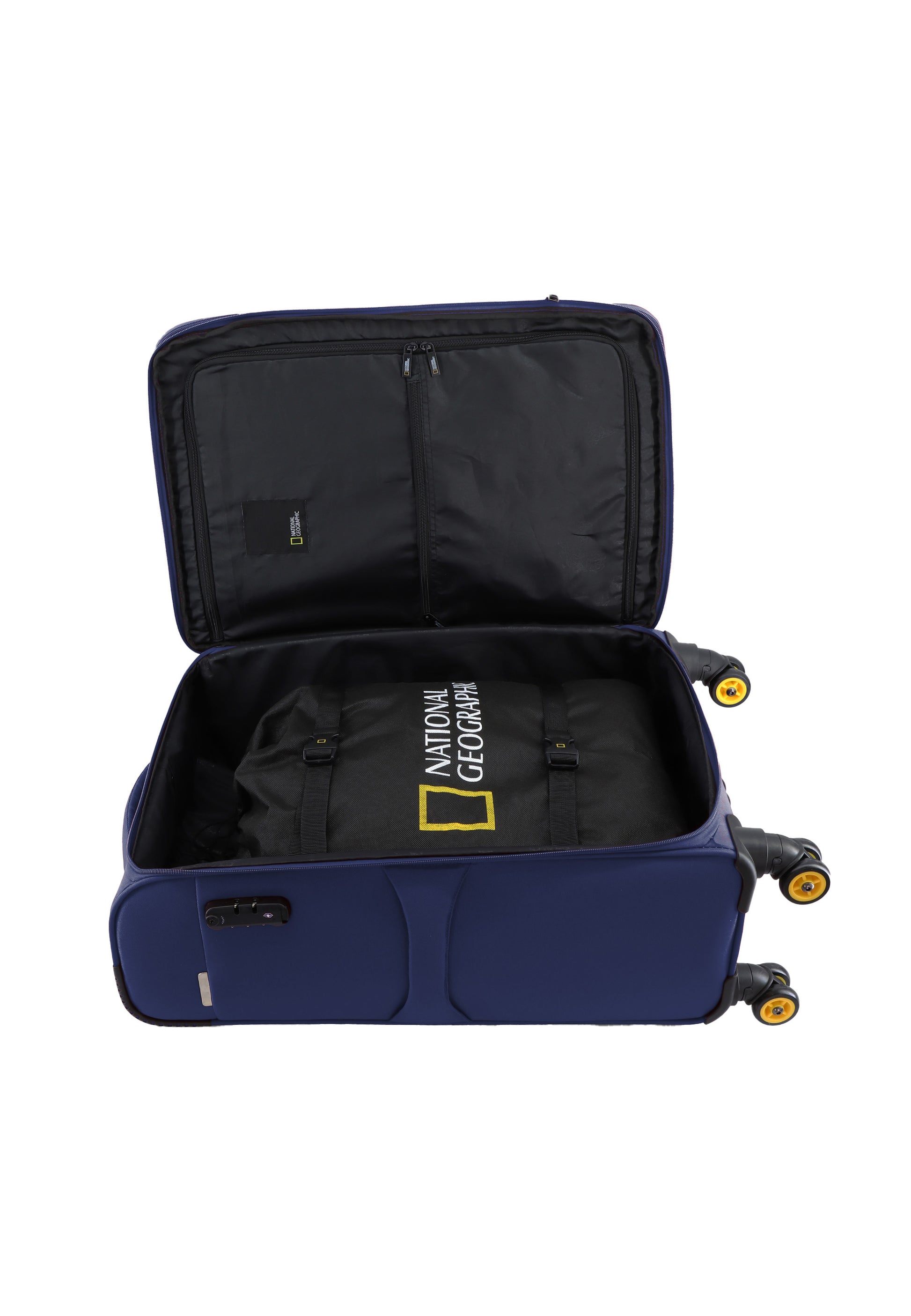 National Geographic Passage Stoffkoffer Weichschalenkoffer / Trolley / Reisekoffer - 60 cm - (Medium) Blau