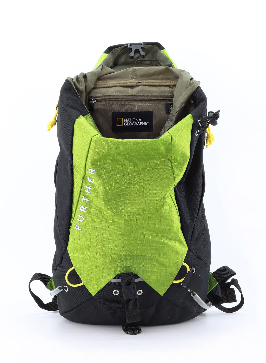 National Geographic Destination Outdoor-Rucksack 12 L Limettengrün – Produktansicht 5