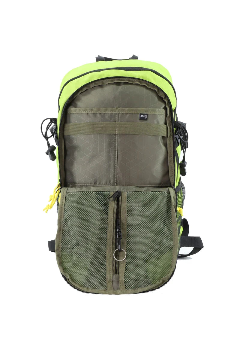 National Geographic Destination Outdoor-Rucksack 18 L Limettengrün – Produktansicht 5