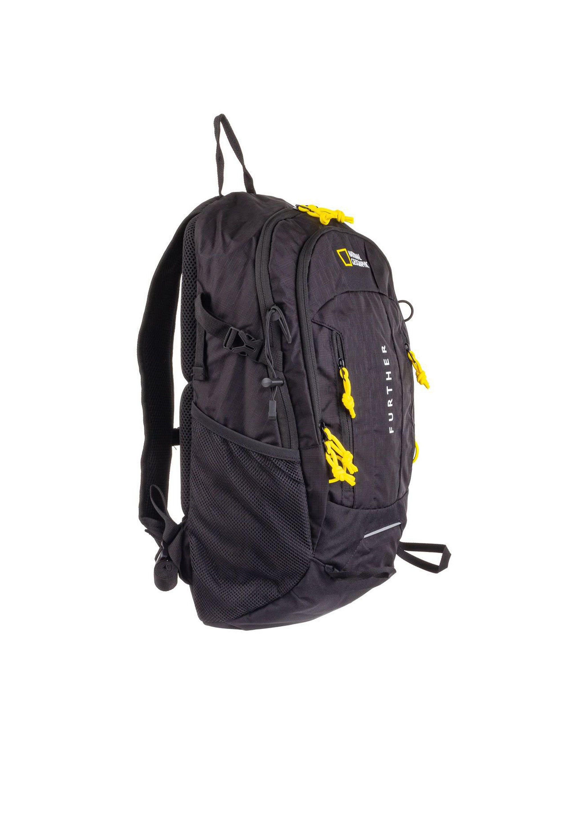 National Geographic - Destination | Outdoor Rucksack mit RFID-Blocker (48cm) | Schwarz