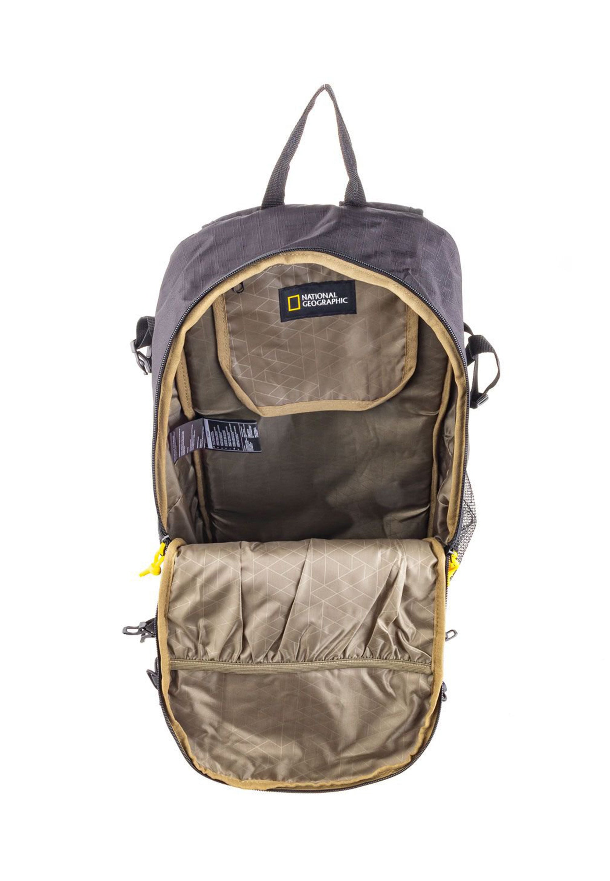 National Geographic - Destination | Outdoor Rucksack mit RFID-Blocker (48cm) | Schwarz