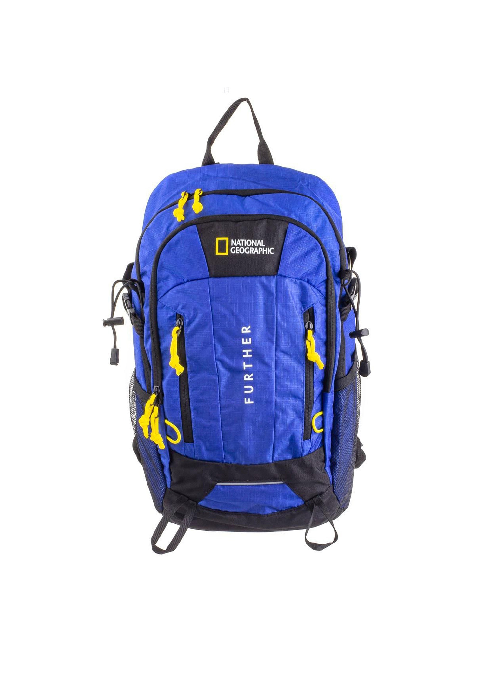 National Geographic - Destination | Outdoor Rucksack mit RFID-Blocker (48cm) | Blau