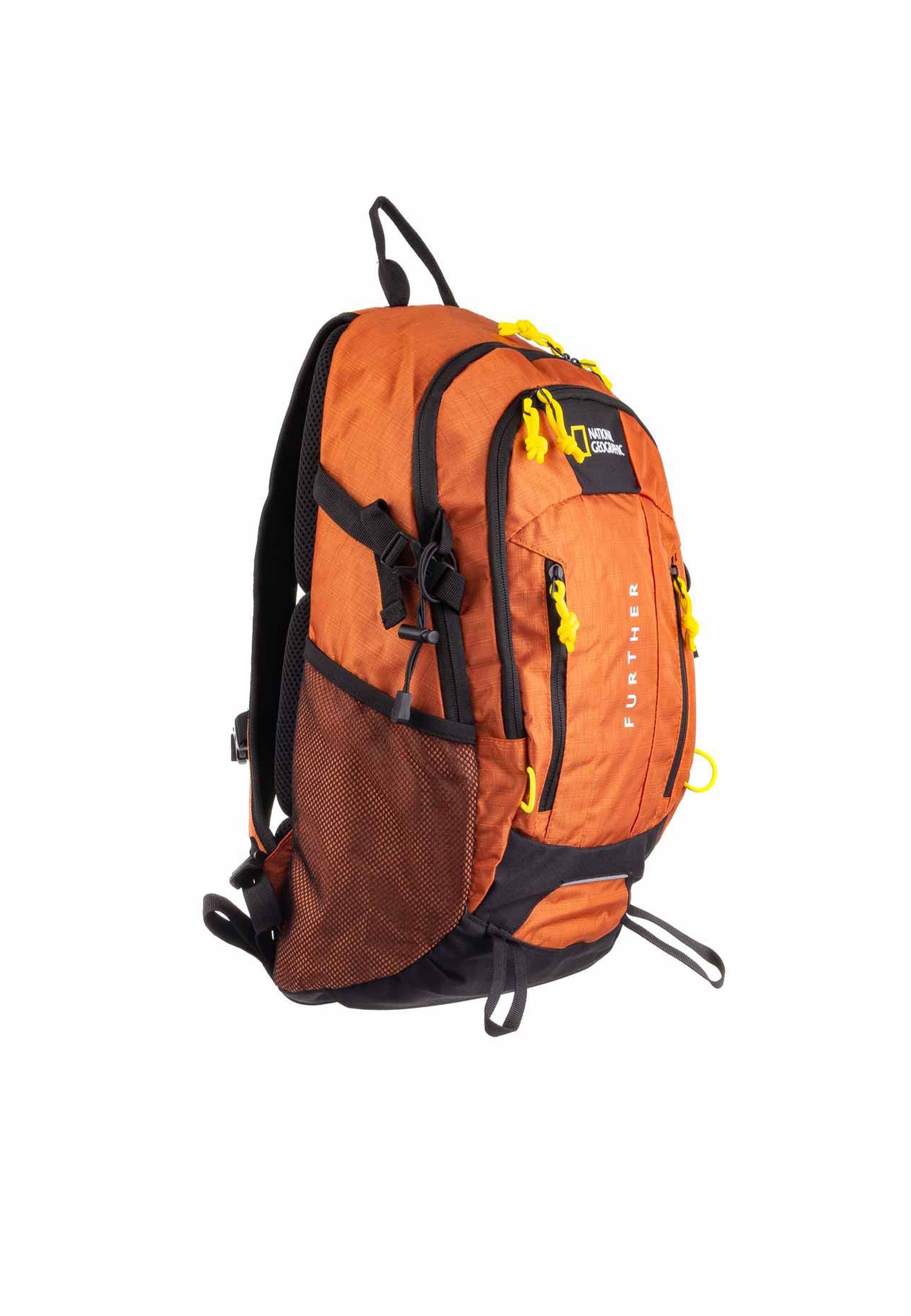 National Geographic - Destination | Outdoor Rucksack mit RFID-Blocker (48cm) | Orange