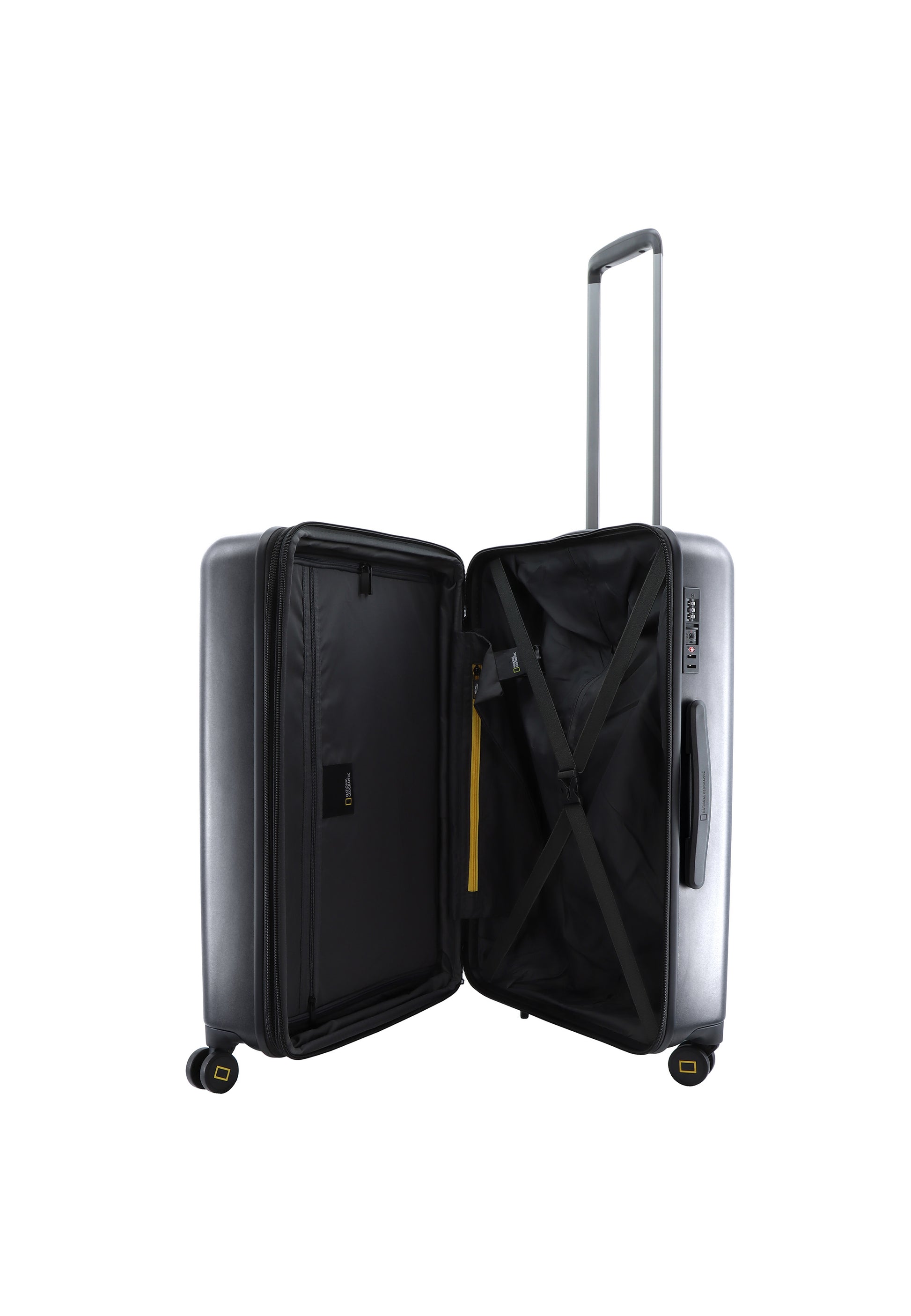 National Geographic Cruise  Hartschalenkoffer / Trolley / Reisekoffer - 67 cm - (Medium) Schwarz
