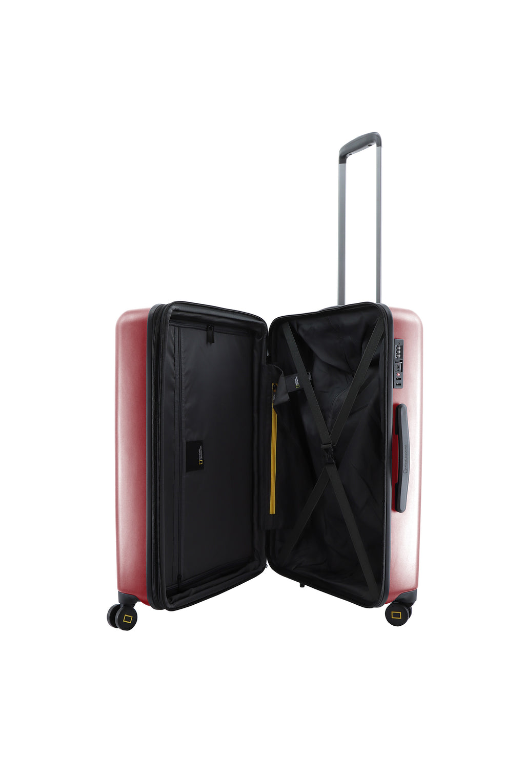 National Geographic Cruise  Hartschalenkoffer / Trolley / Reisekoffer - 67 cm - (Medium) Rot