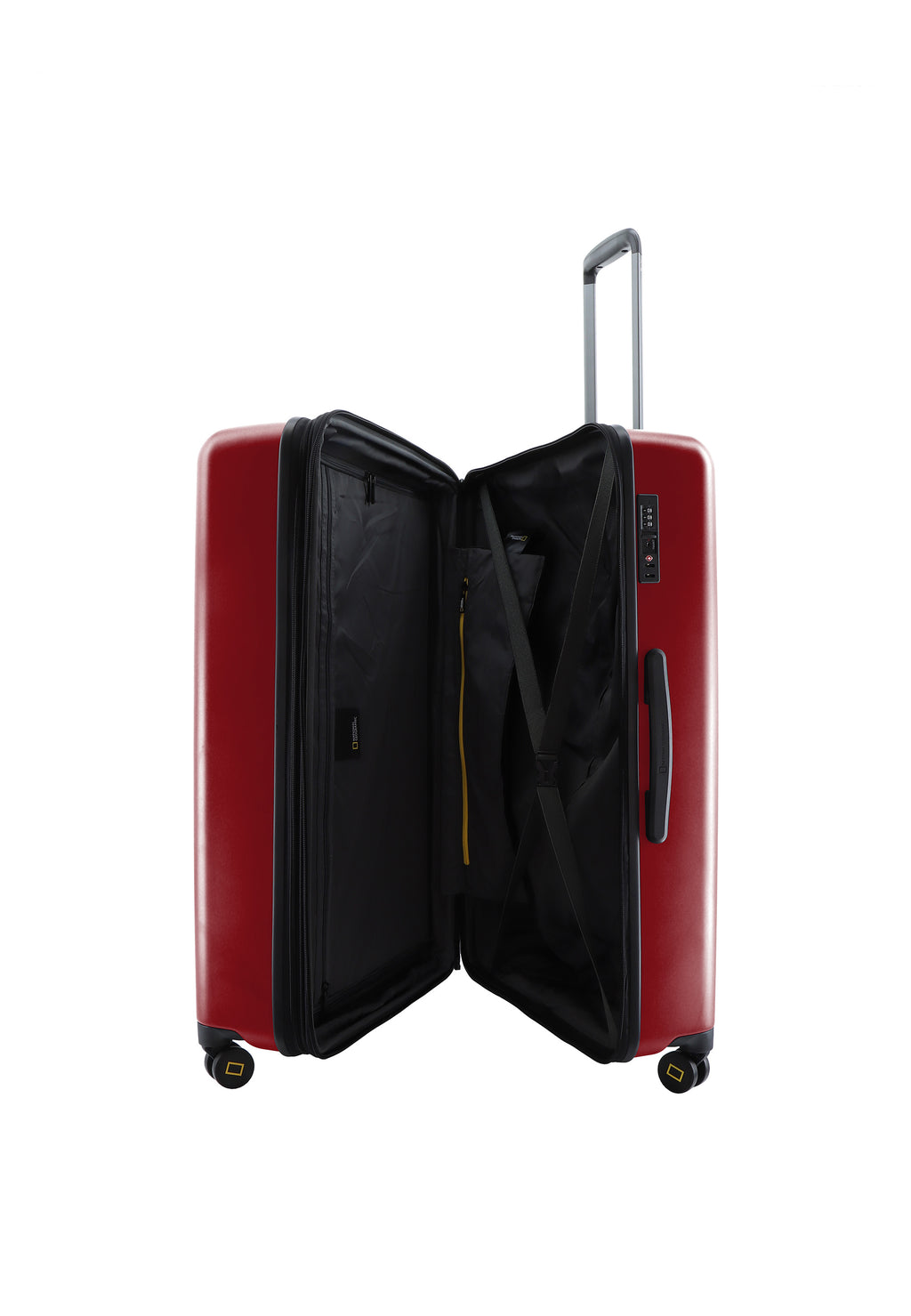 National Geographic Cruise  Hartschalenkoffer / Trolley / Reisekoffer - 78 cm - (Large) Rot